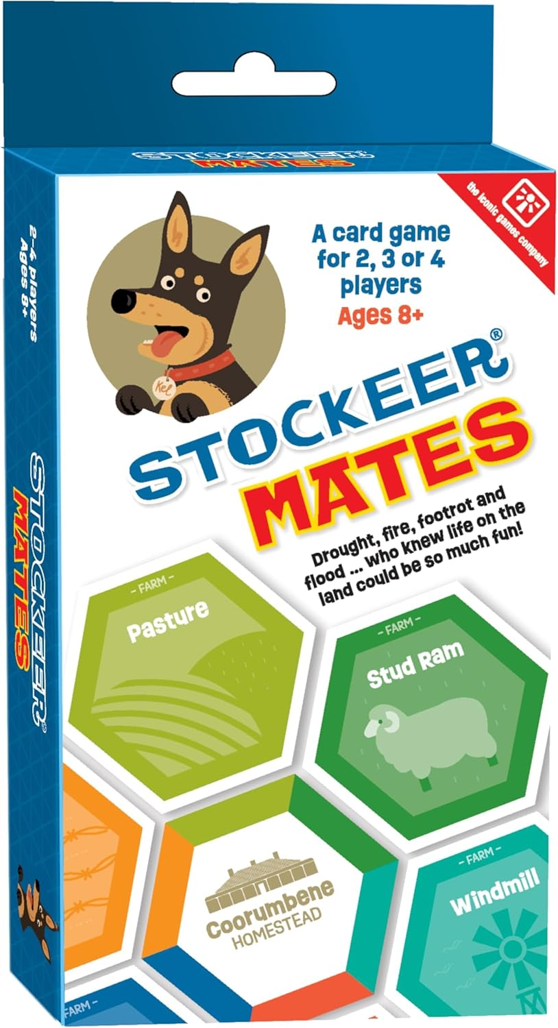 Mates Card Game - a Fun Card Game for 2, 3 or 4 Players, Ages 8 to Adult, Based on the Famous Australian Classic Board Game Squatter, Family Game, Tabletop Game, Gift image number 2