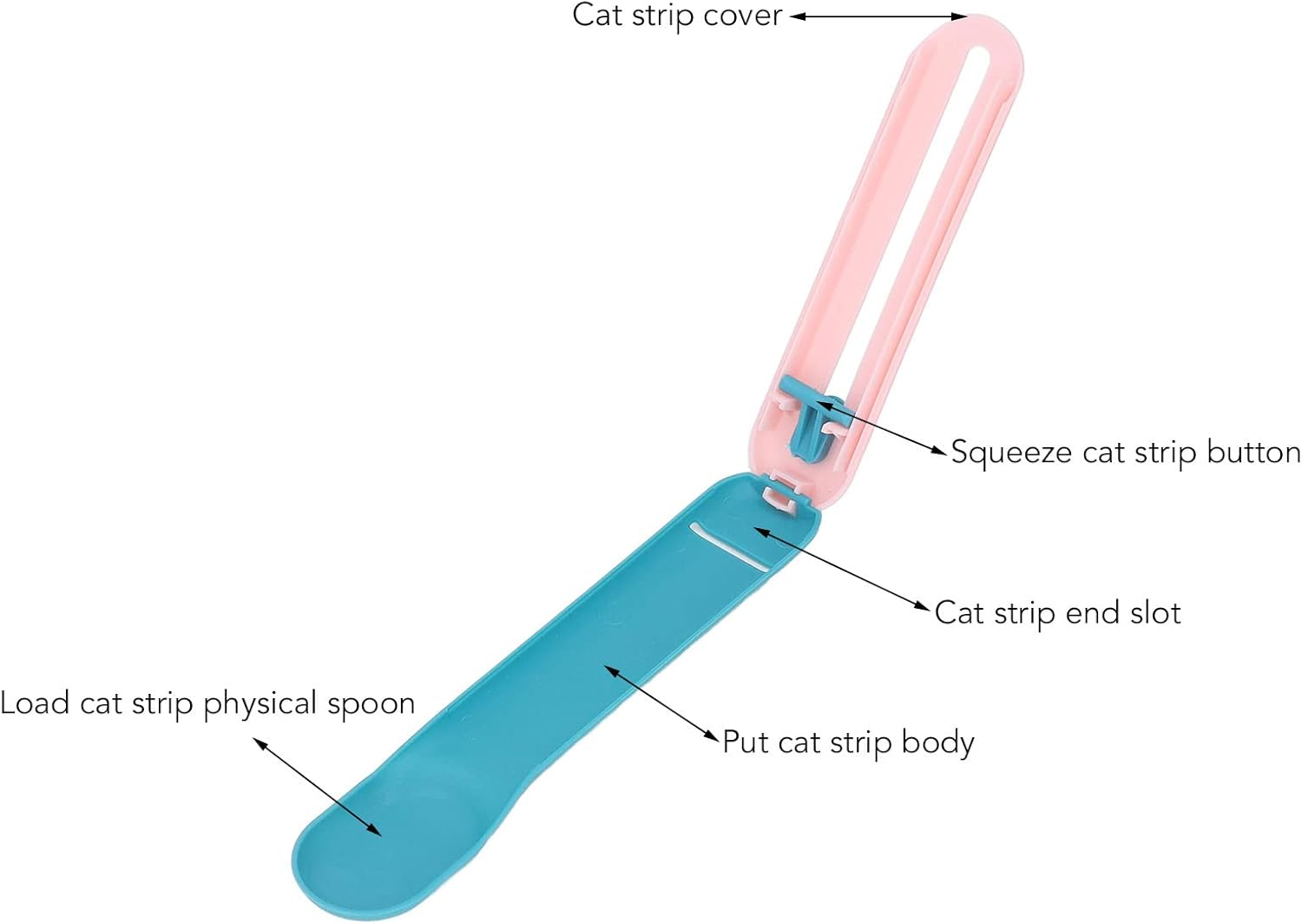 Cat Wet Treats Dispense Spoon Practical Cat Snack Spoon for Pet Feeding Watering Supplies Reduce Food Waste Healthy and Safe Premium Material Perfect for Cats (Liyjtkarlkkygv-12) image number 1