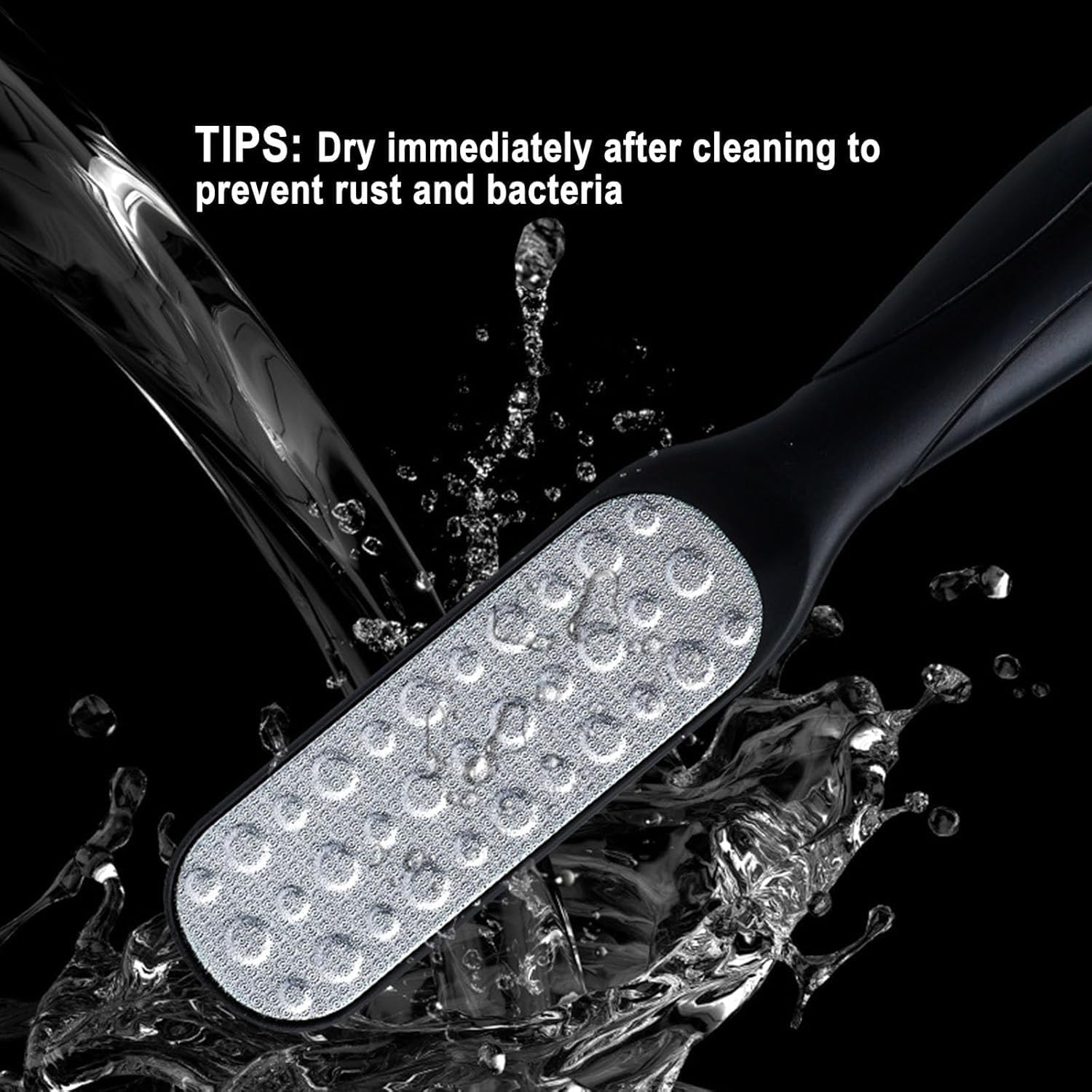 Professional Double-Sided Stainless Steel Foot File: Eliminate Calluses, Dead Skin, and Rough Feet for Smooth, Healthy Feet image number 3