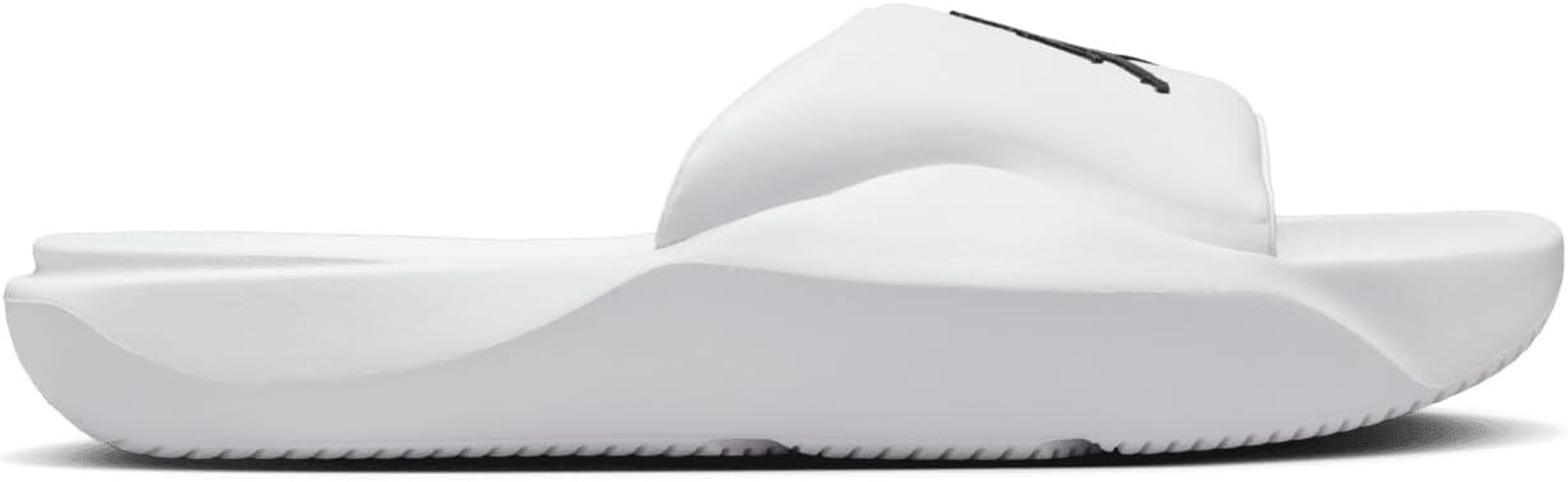 Jordan Franchise Mens Slides (HF3263-100, White/Black) image number 1