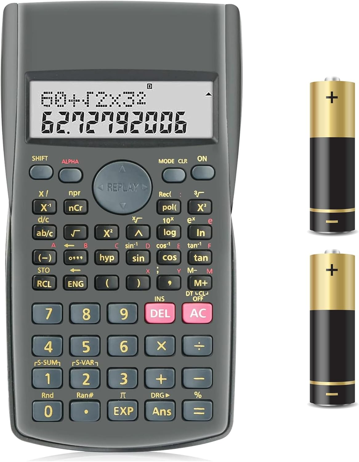 2-Line Engineering Scientific Calculator Function Calculator for School and Business (HY-82MS) image number 1