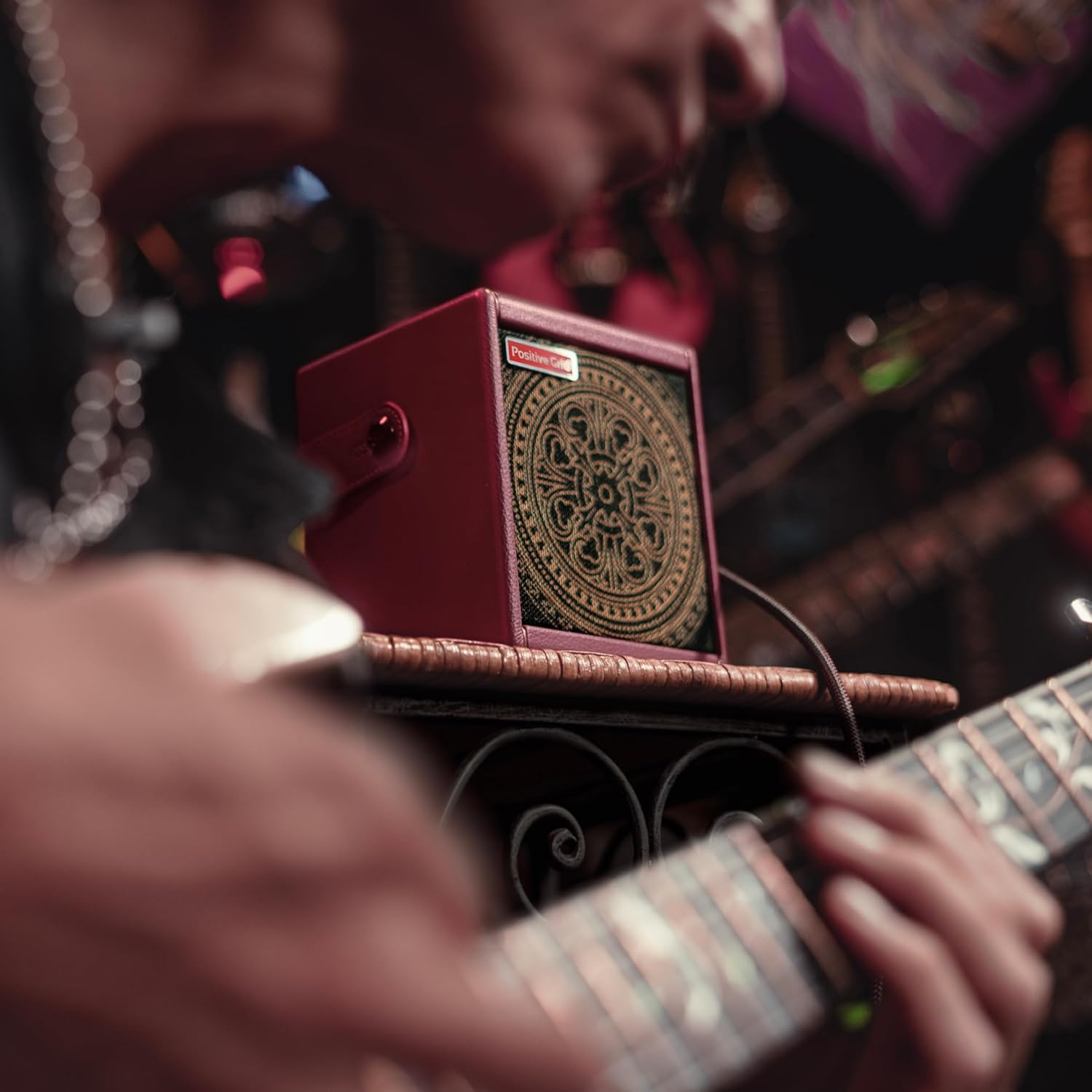 Positive Grid Spark Mini Vai Special Edition 10-Watt Portable Smart Guitar Amp and Bluetooth Speaker &ndash; Designed by Steve Vai image number 6