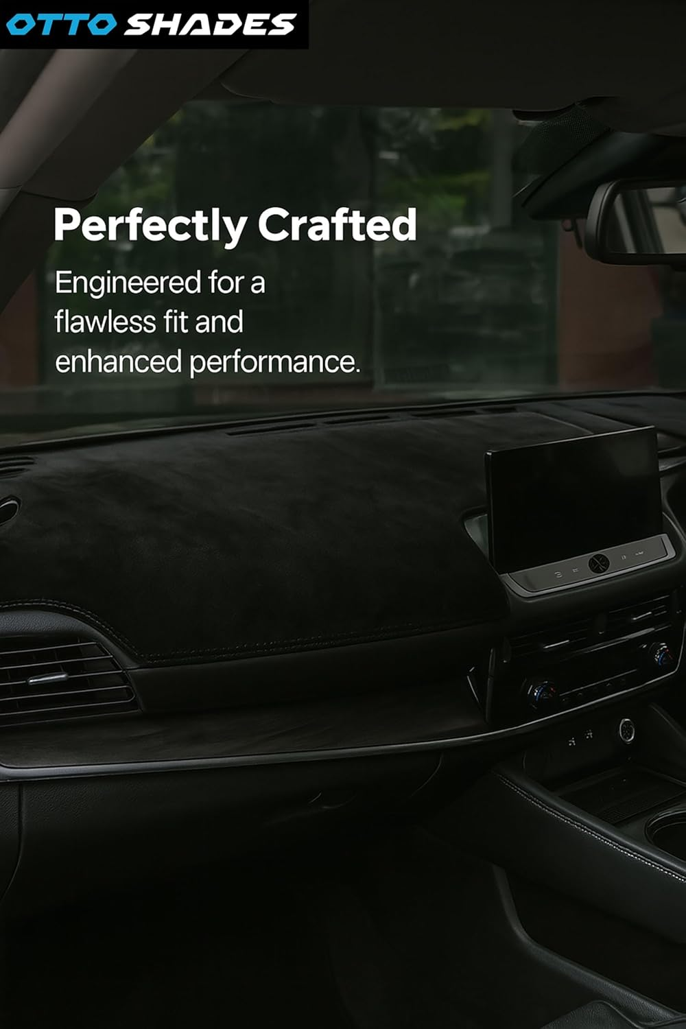 OTTO SHADES Dash Mat for Nissan X-Trail T33 2022-2025 Luxury Suede Non-Slip Dashboard Cover Pad Xtrail Interior Accessories image number 6