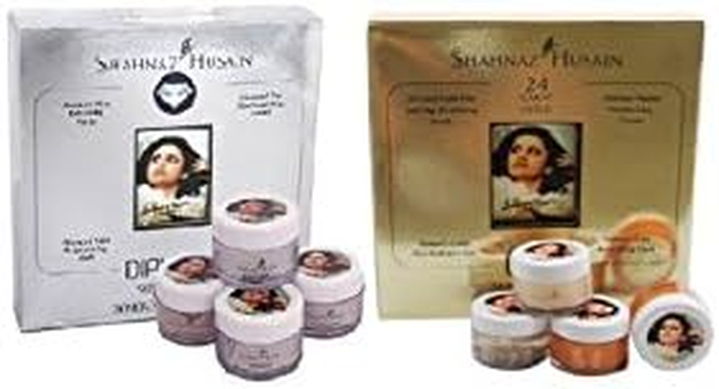 Shahnaz Husain Diamond & Gold Facial Kit (Combo),Excellent for Girls 80 G (Set of 2)