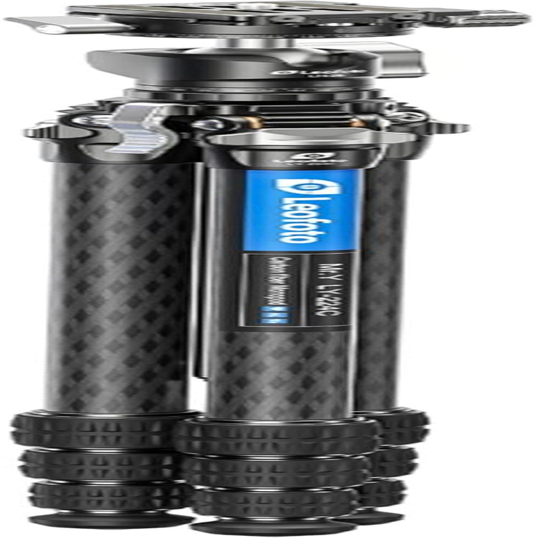 Leofoto Mr.Y LY-224C + LH-25 Carbon Fibre Tripod Kit image number 6
