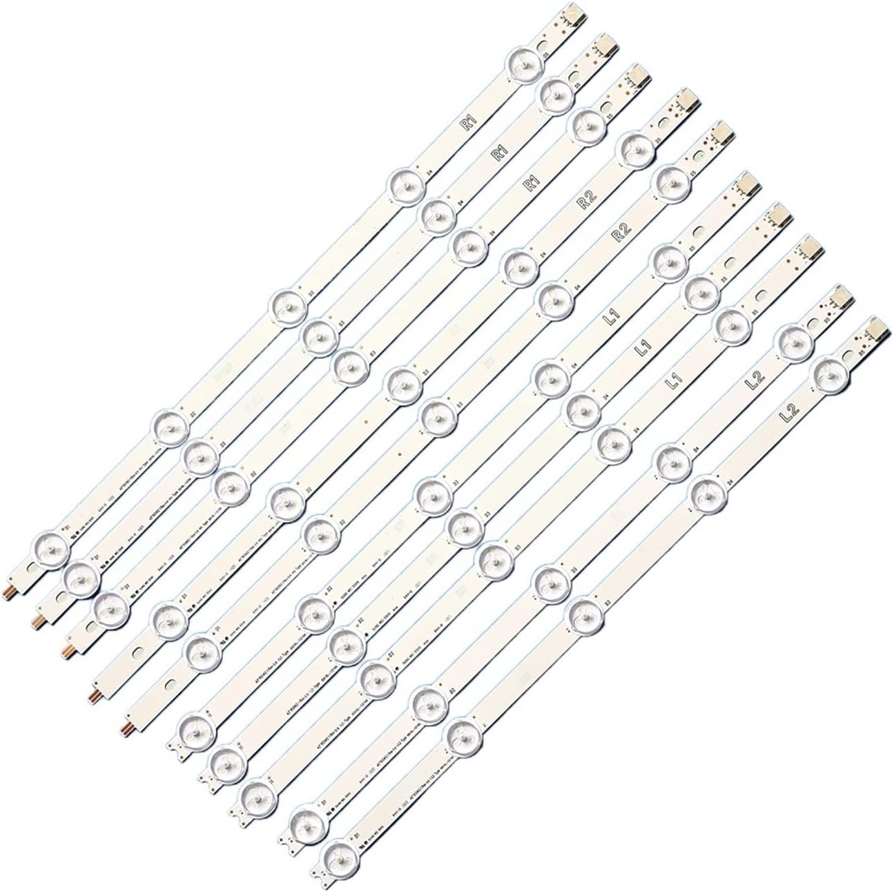 TILEZE LED TV Illumination Part Fit for LG 42LN542V 42LN541V 42LN541U LED Bars Backlight Strips Line Ruler 42" ROW2.1 Rev 0.01 L1 R1 R2 L2 image number 1