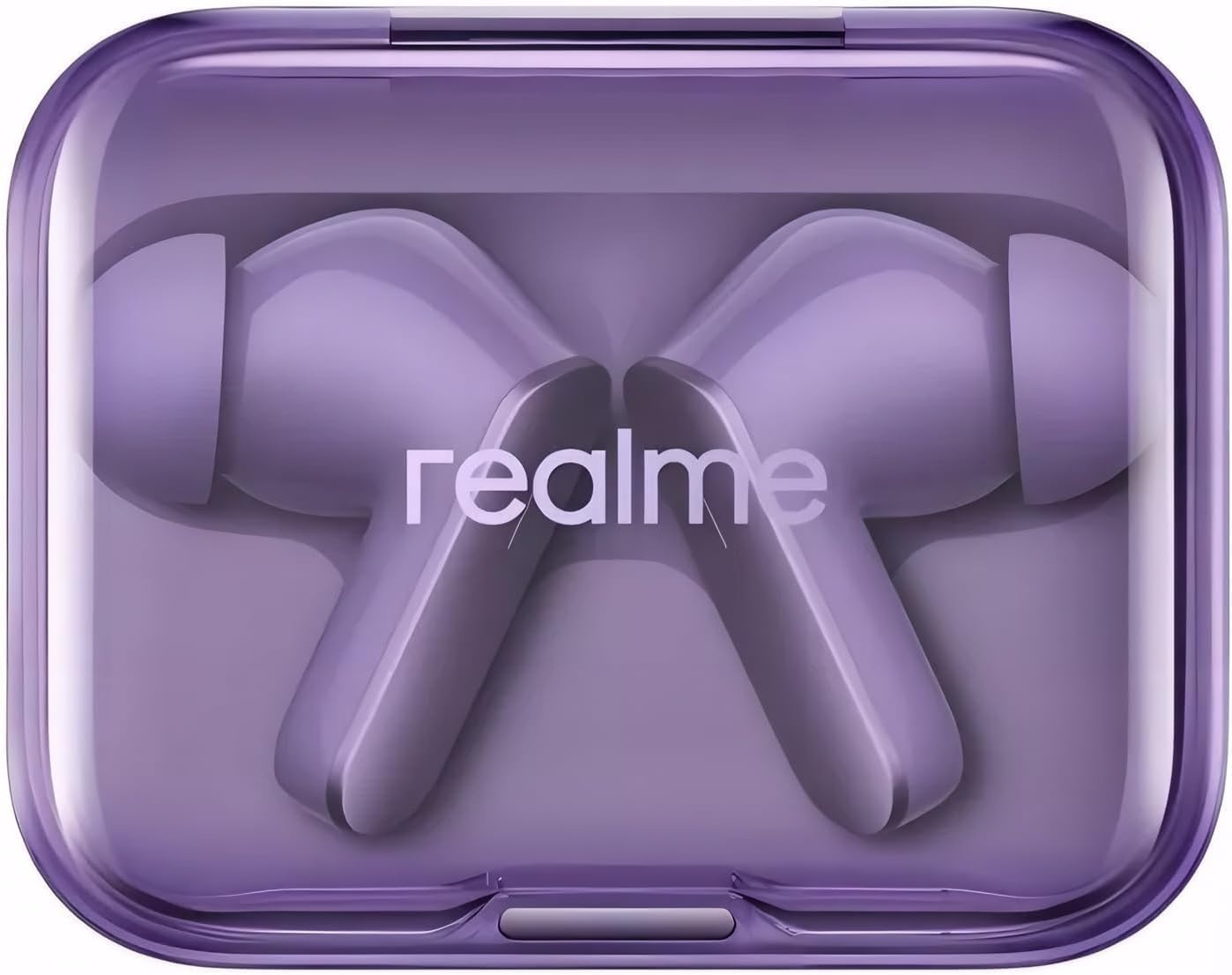 Realme Buds Air 7, 12.4Mm Dynamic Bass Drivers, 52Hrs Playtime, 52Db Hybrid ANC, 6 Mic ENC, 45Ms Low Latency, 360&deg; Spatial Audio, Hi-Res LHDC, IP55 Dust & Water Resistant, BT V5.4 - (Lavender Purple) image number 4