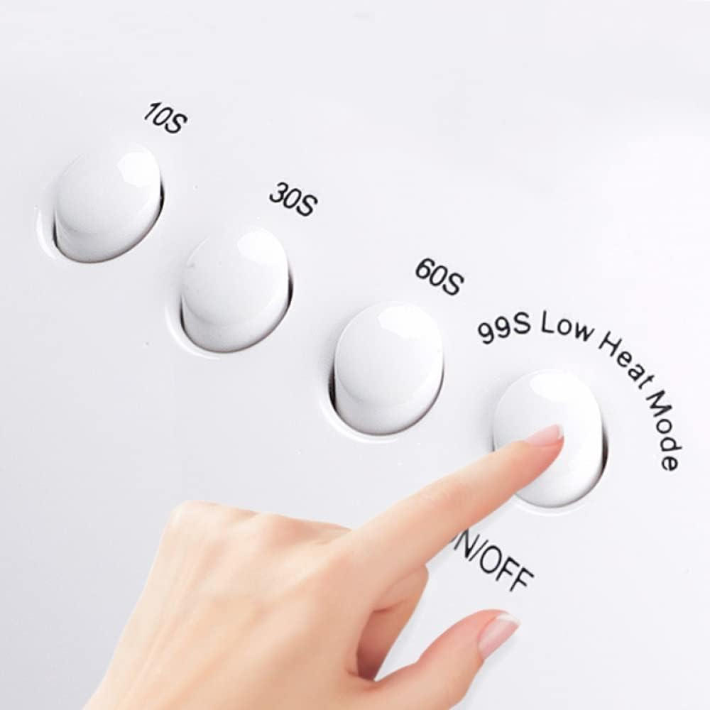 Nail Dryer Nail Lamp Professional Uv Fast Nail Dryer 3 Timer Setting with Automatic Sensorfor All Gel Polish 48W Nail Dryer Portable Nail Lamp image number 4