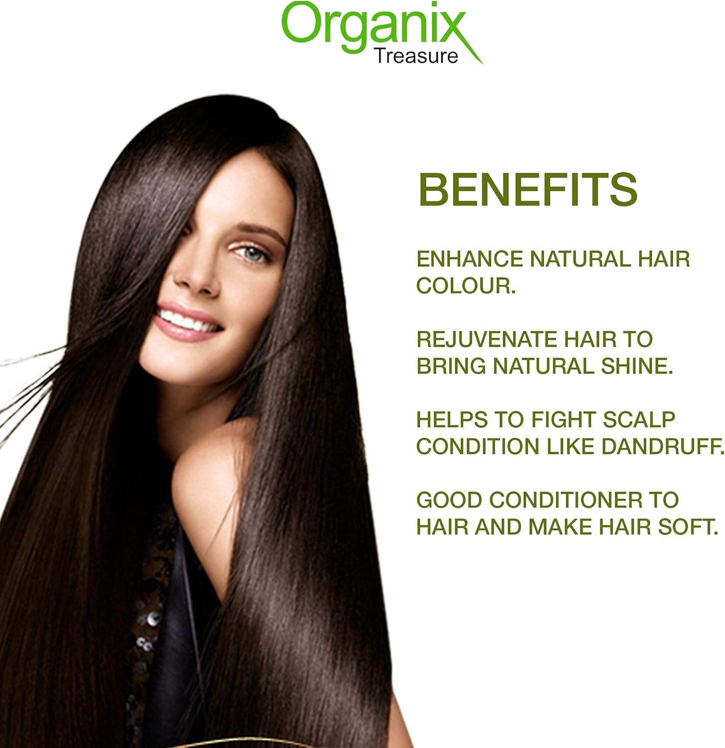 Organix Treasure Pure & Natural Indian Indigo Powder for Hair Care & Hair Growth, 200Gm image number 4