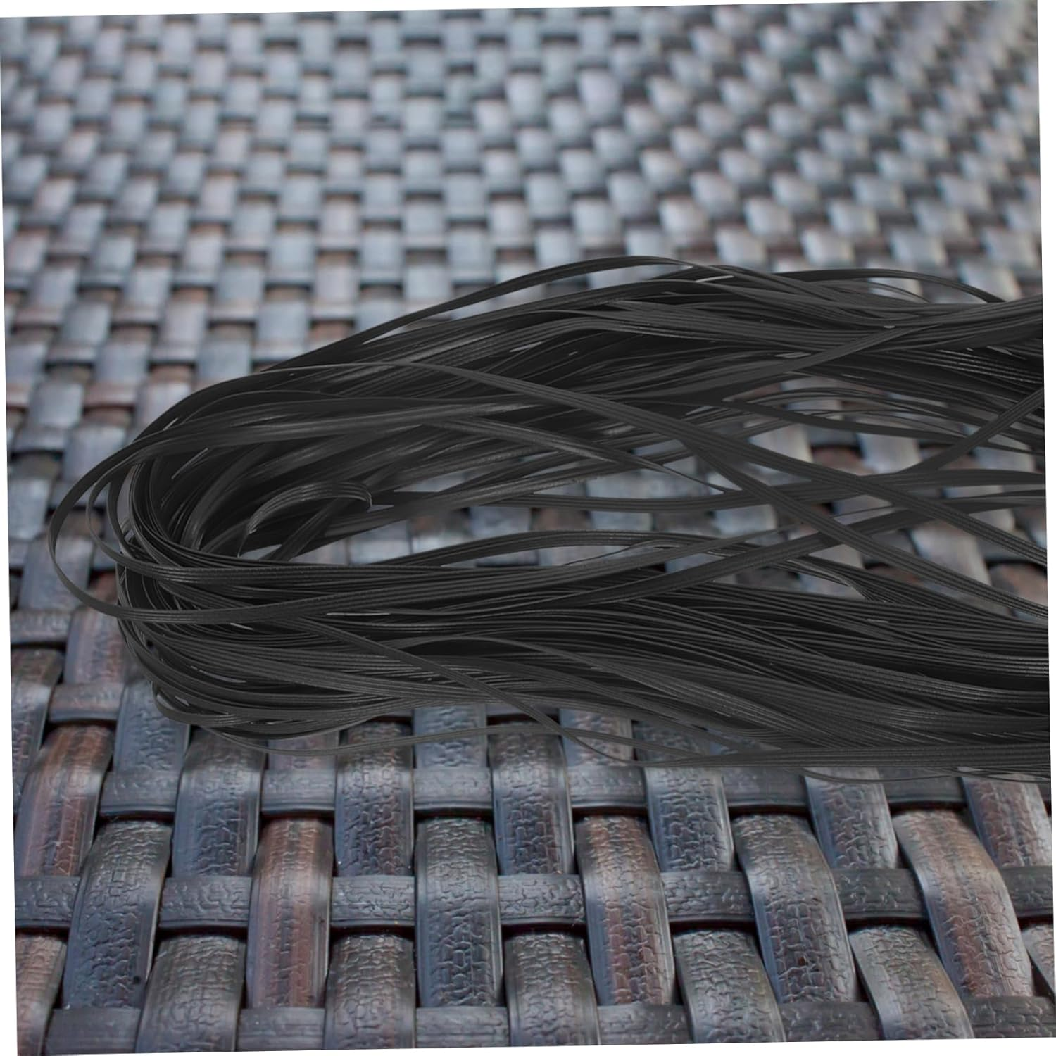 SUPVOX Pe Plastic Rattan Repair Kit Wicker Furniture Repair Strips for DIY Basket Weaving and Rattan Chair Restoring, Multi-Functional Plastic Wicker Material for Home and Outdoor Use image number 1