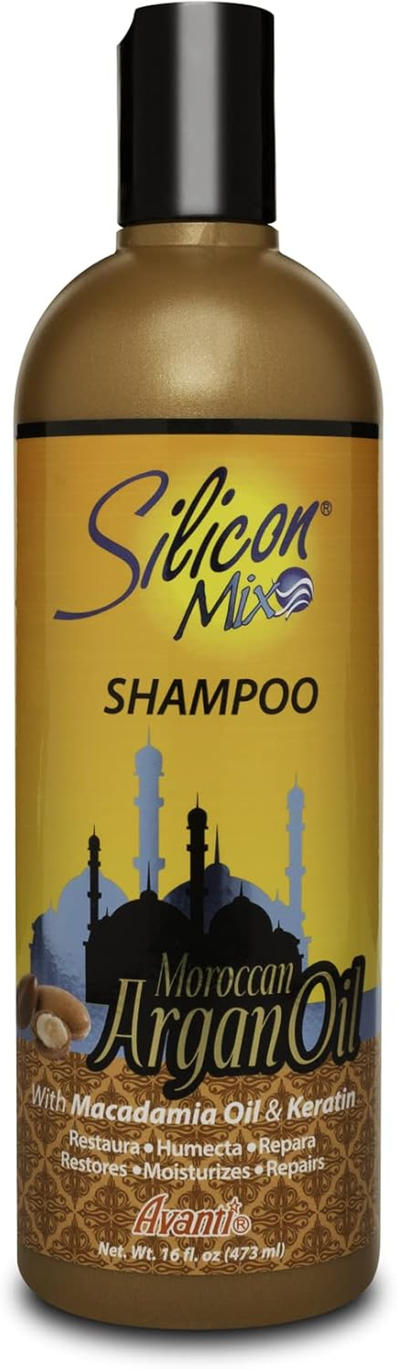Silicon Mix Argan Oil Hair Shampoo, 16 Ounce