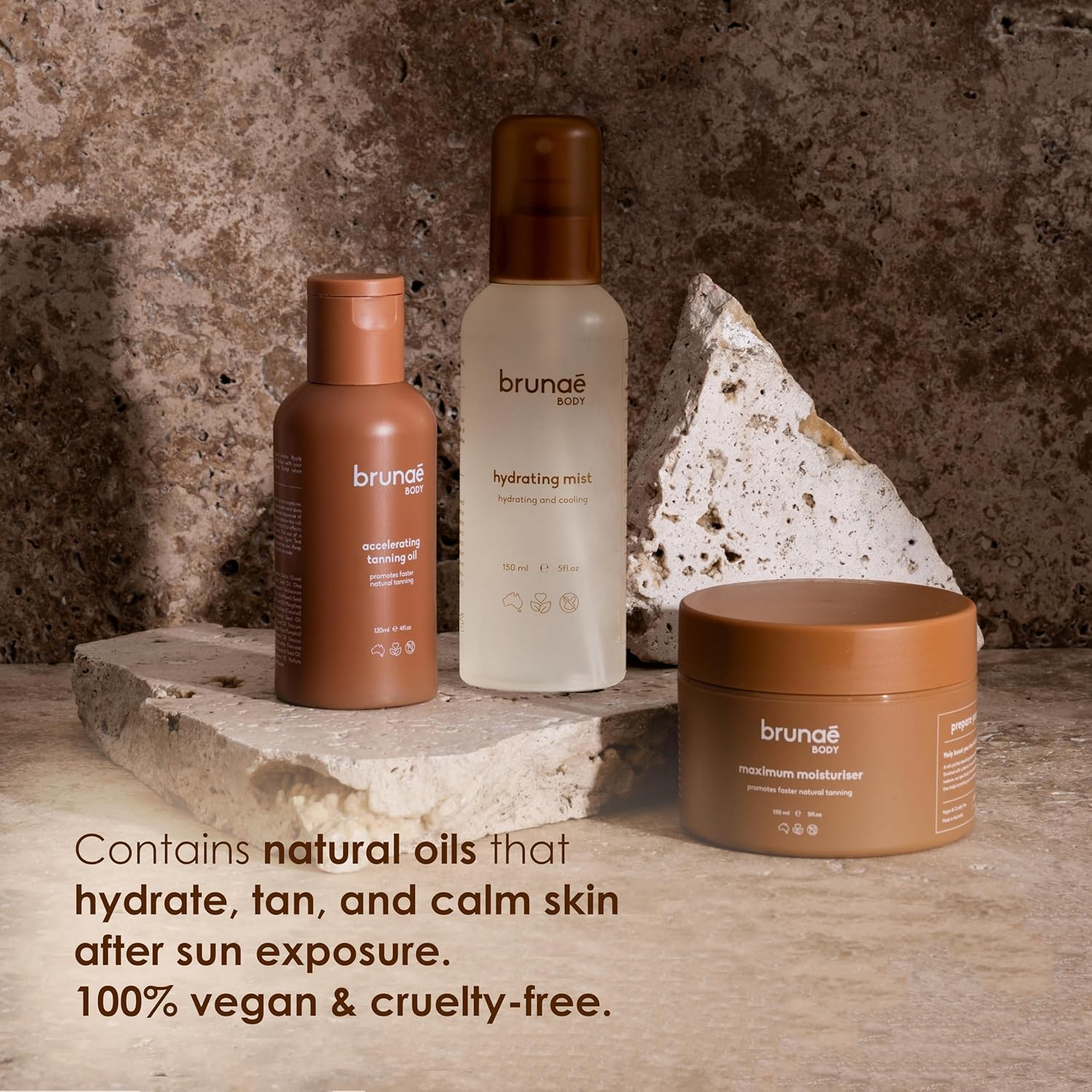 Brunae Body Complete Brunae Bundle - 3-Step Tanning System for Darker, Faster Tan & Hydrated Skin image number 5
