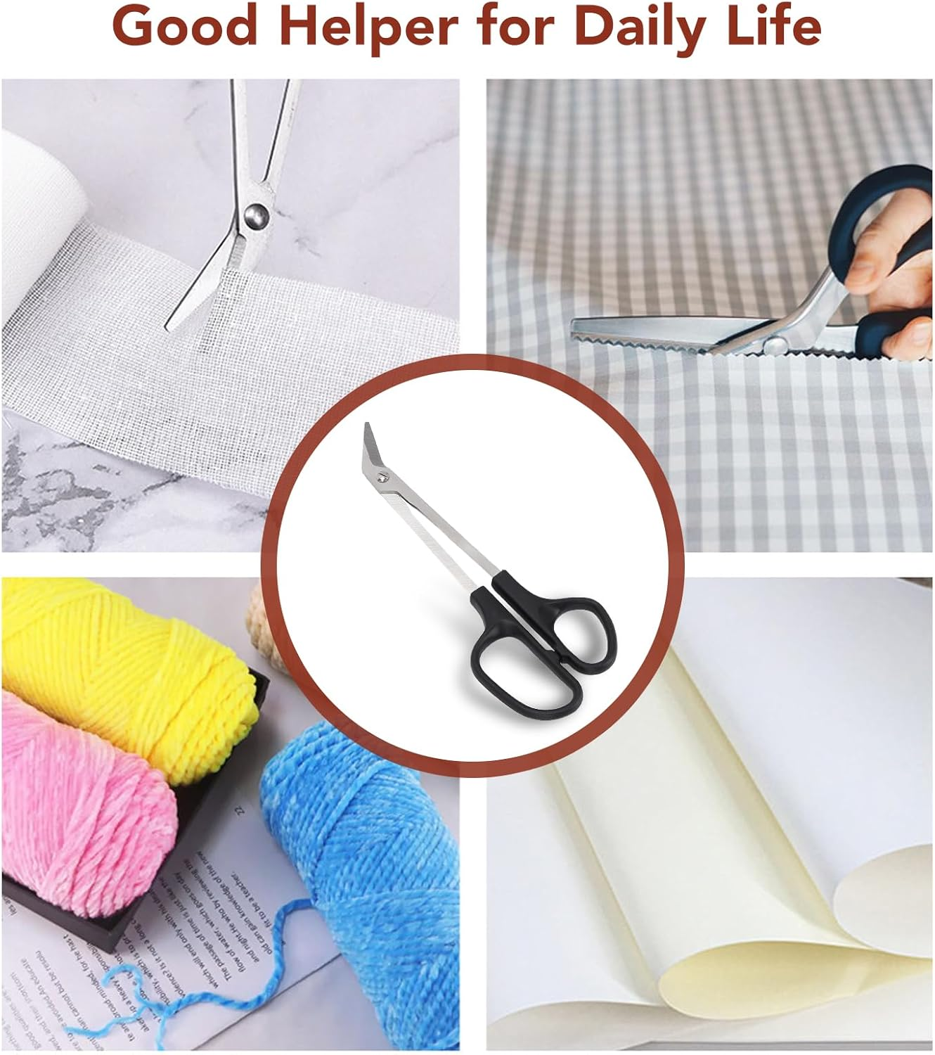 Senior Friendly Toenail Clippers with Long Handle, Ergonomic Stainless Steel Scissors with Nail Picker for Easy Nail Care in the Salon at Home, Angled Blades image number 3