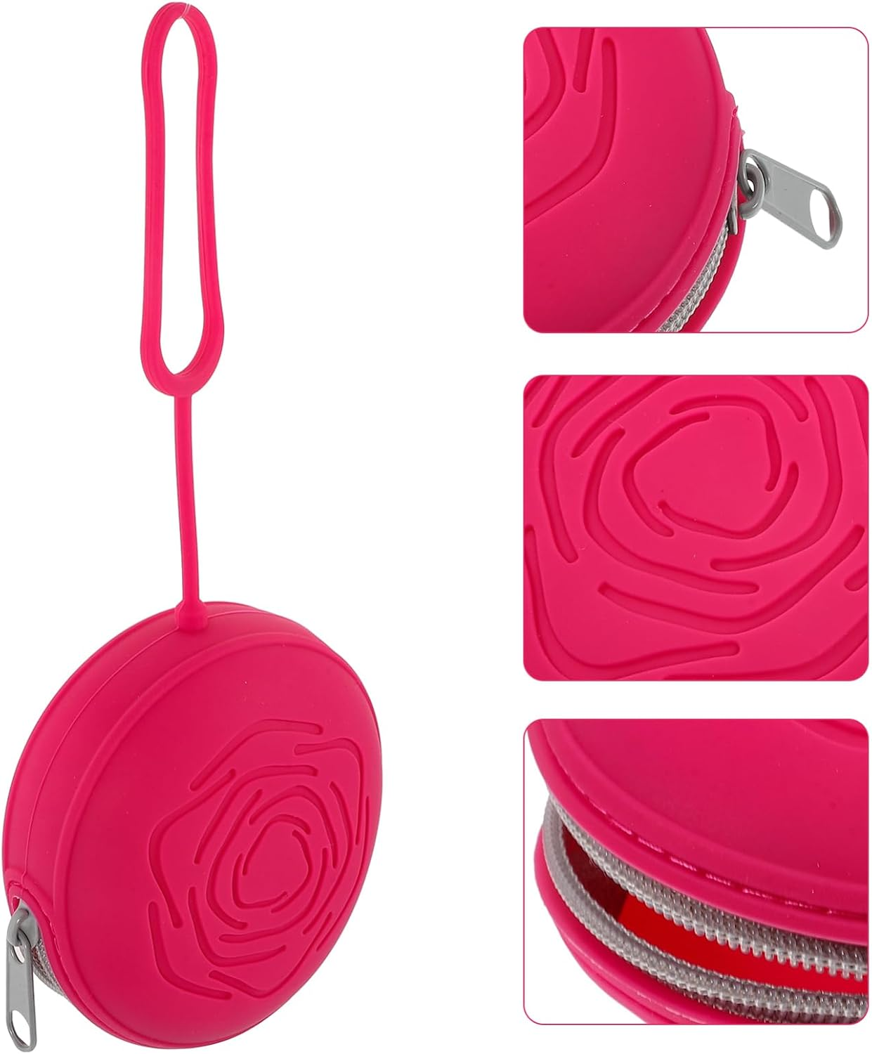 Silicone Organizer Box Leakproof Smooth Edges Compact and Portable for Travel Period - Black image number 3