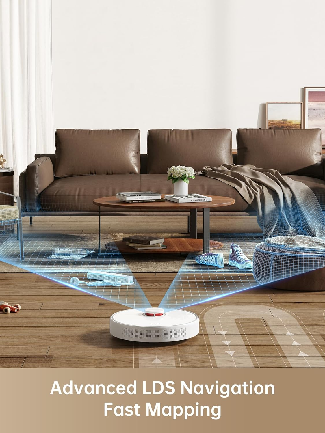 Dreame D10S Robot Vacuum Cleaner and Mop, 5000Pa Power Suction, LDS Navigation, up to 280 Minutes Runtime, App Control, AU Model image number 3