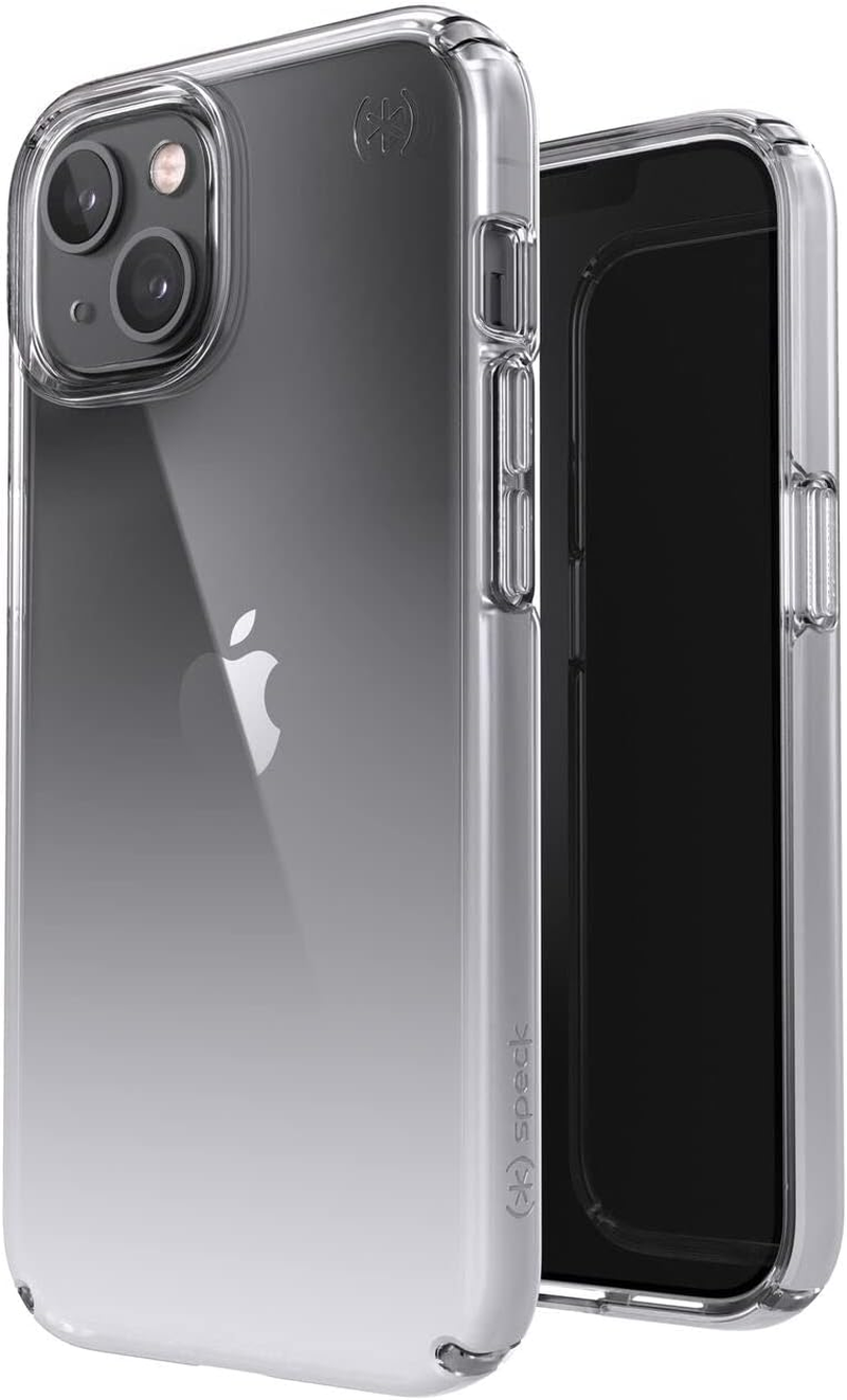Speck Presidio Perfect-Clear Ombre Mobile Case for Iphone 13, Clear/Atmosphere Fade image number 5