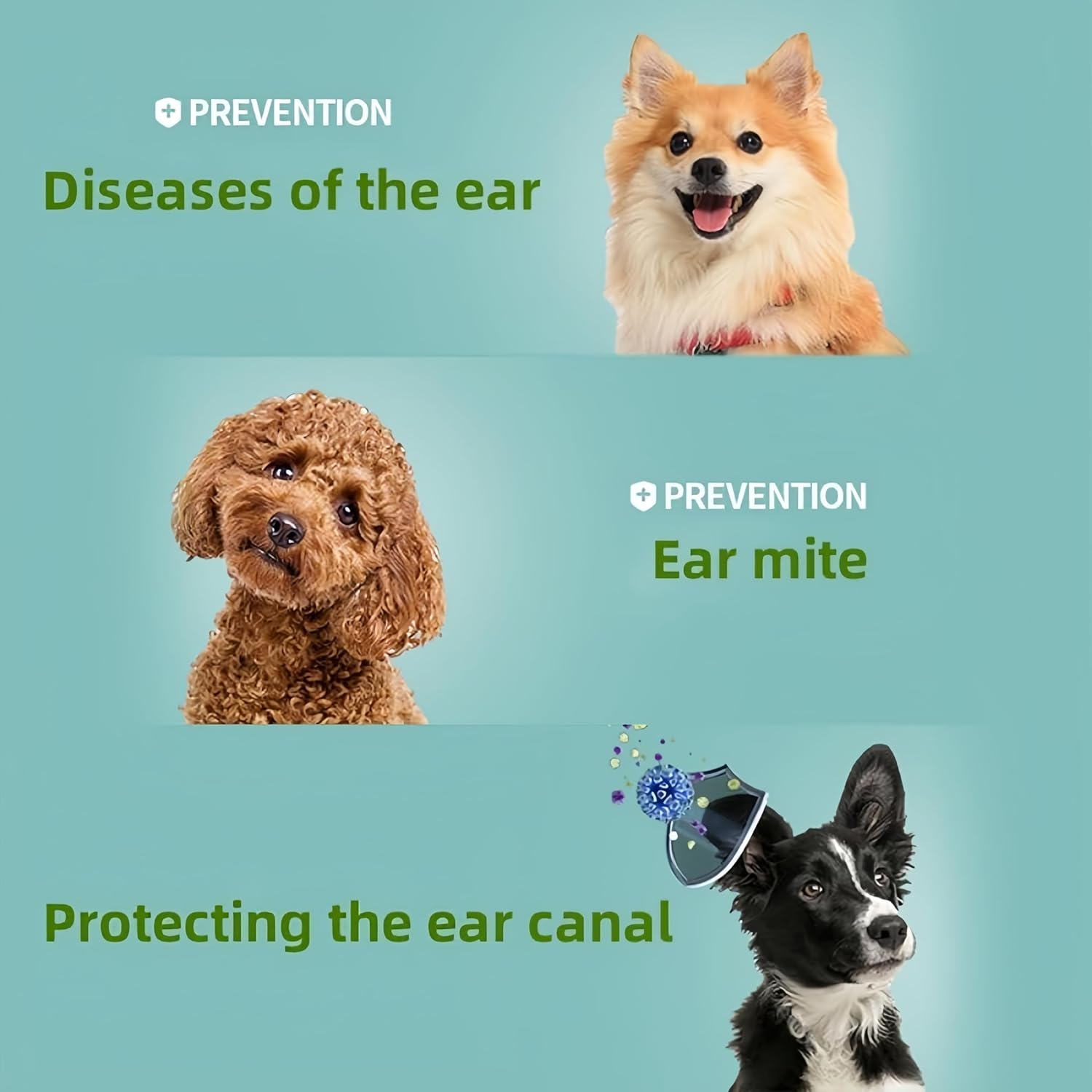 Pet Ear Cleaning Powder - Ear Hair Removal Powder - Keep Your Pet'S Ears Clean and Healthy (A) image number 1