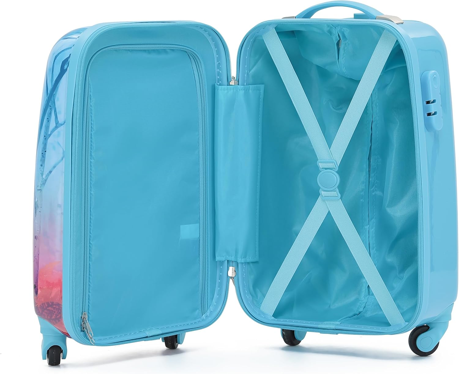 Disney Frozen 17 Trl Carry on Case, Blue image number 3