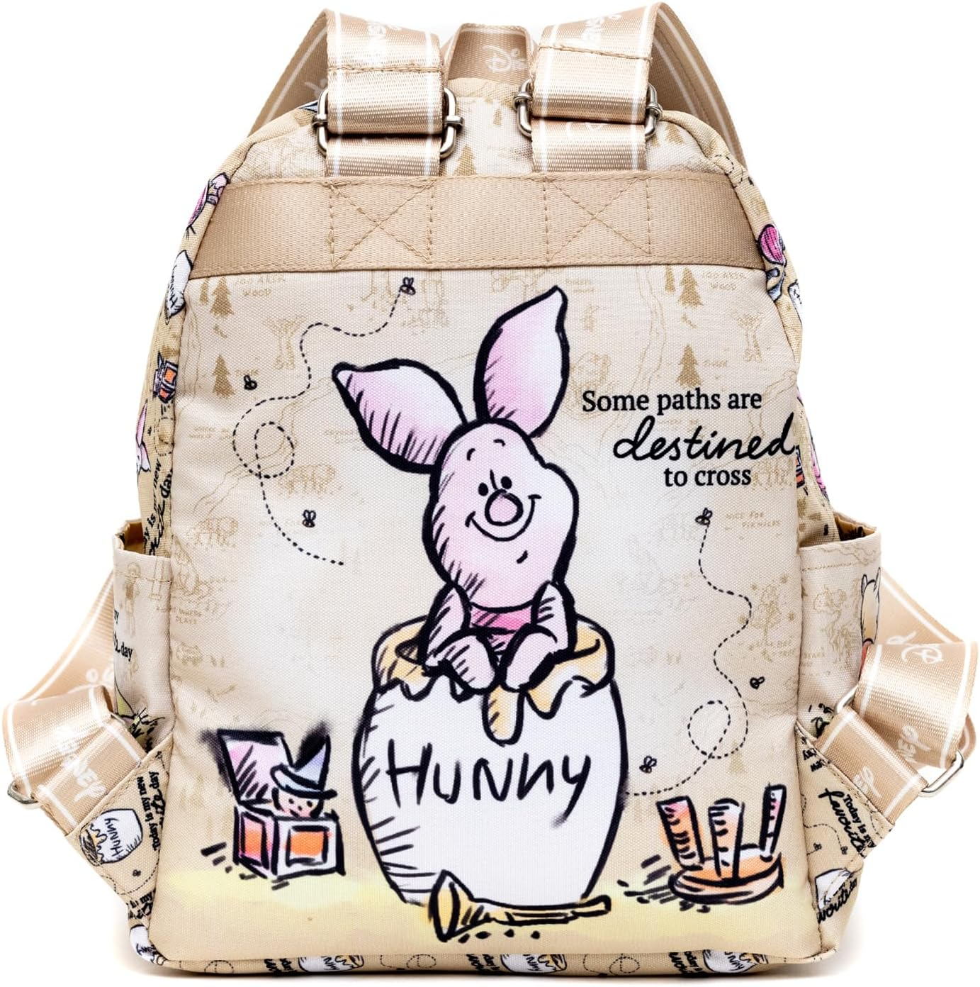 Wondapop Winnie the Pooh 13" Nylon Backpack, Winnie the Pooh, 13", Traditional Backpacks
