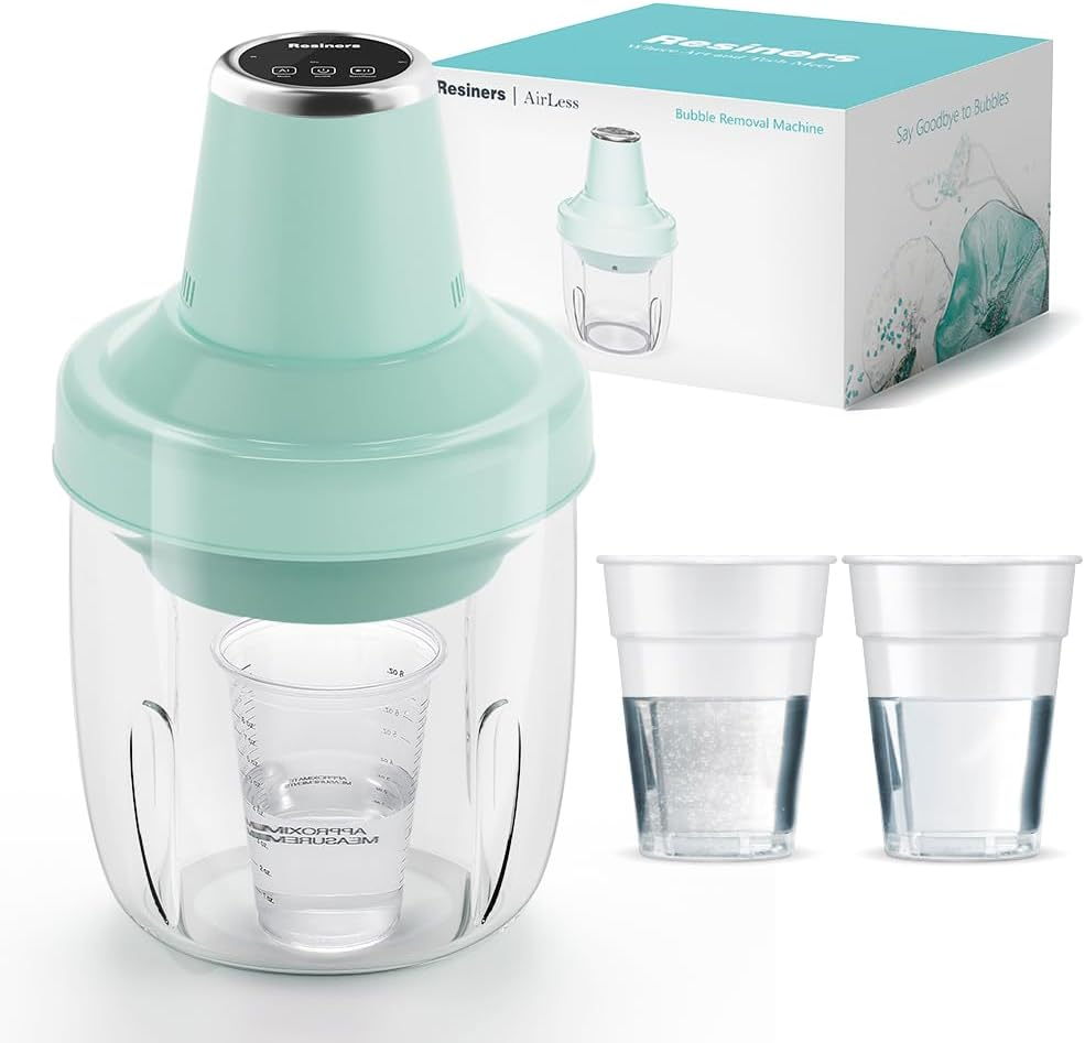 Resiners Resin Bubble Remover,Quickly Remove 99% Bubble within 9 Min,-95Kpa Vacuum Degassing Chamber,Airless Machine for Arts Crafts Jewelry Making image number 4