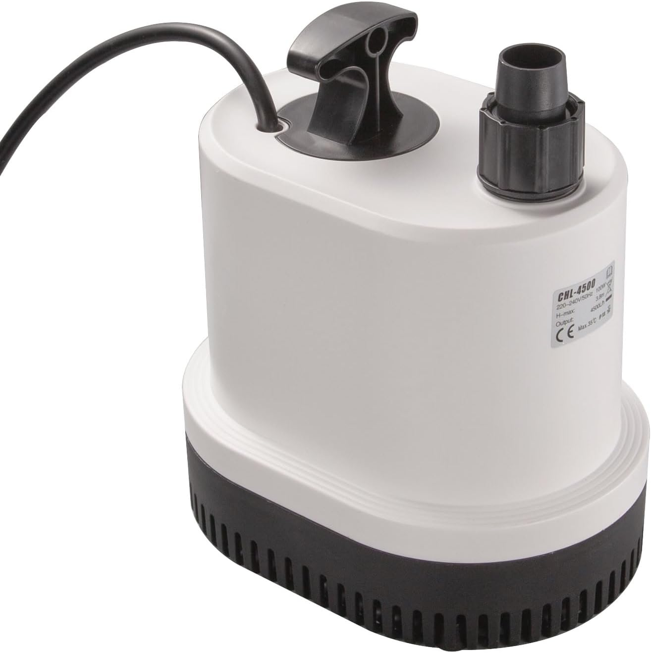 1500-4500LPH Suction Water Transfer Pump Submersible Pond Garden Pool Fountain Hydroponic (4500L/H, 100W) image number 4