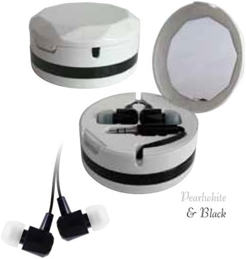 Fun Company COSMOPOLTAN Foundation Cord Reel Earphone Circle White COS-CF01WH image number 1