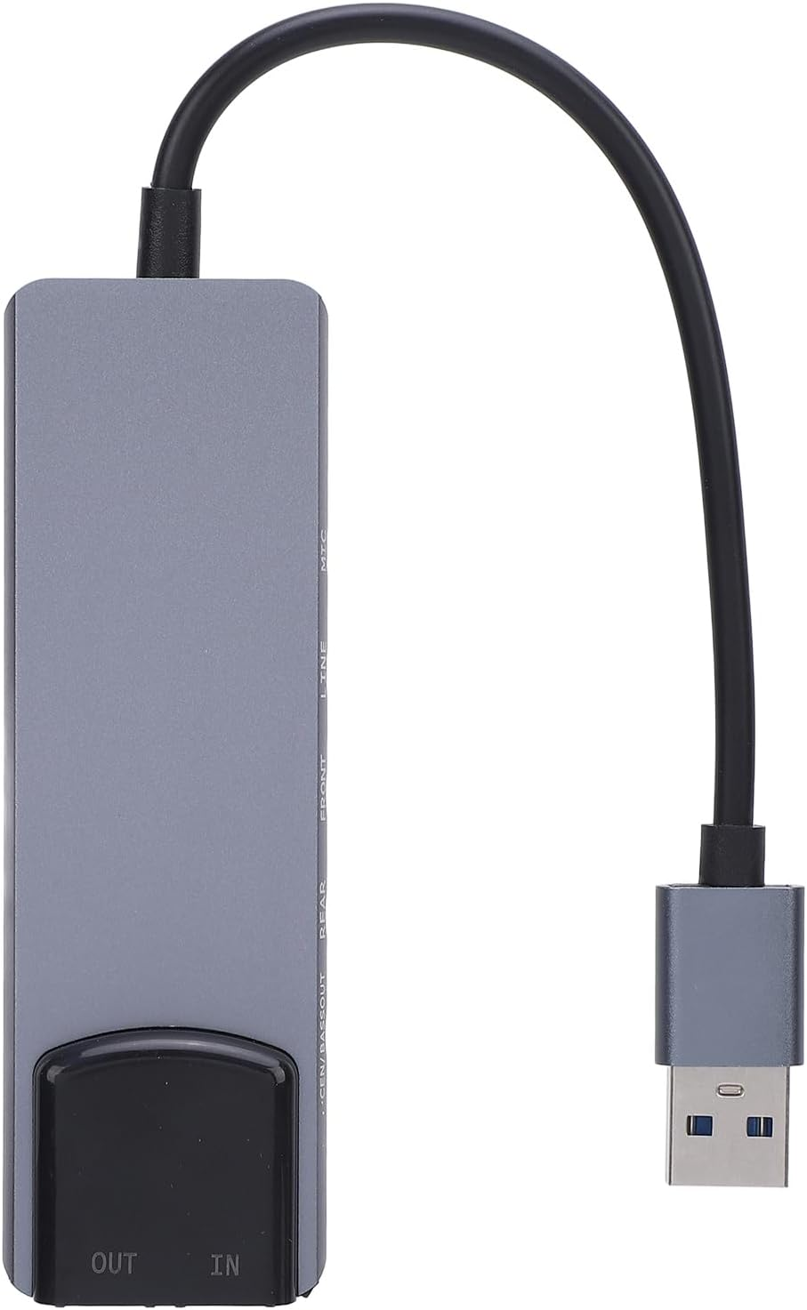 External Sound Card with 3.5 Mm Audio Jack, Support Optical Input Output 5.1 7.1 Channel Noise Reduction USB Sound Card Adapter for Win for Mac, Plug and Play image number 6