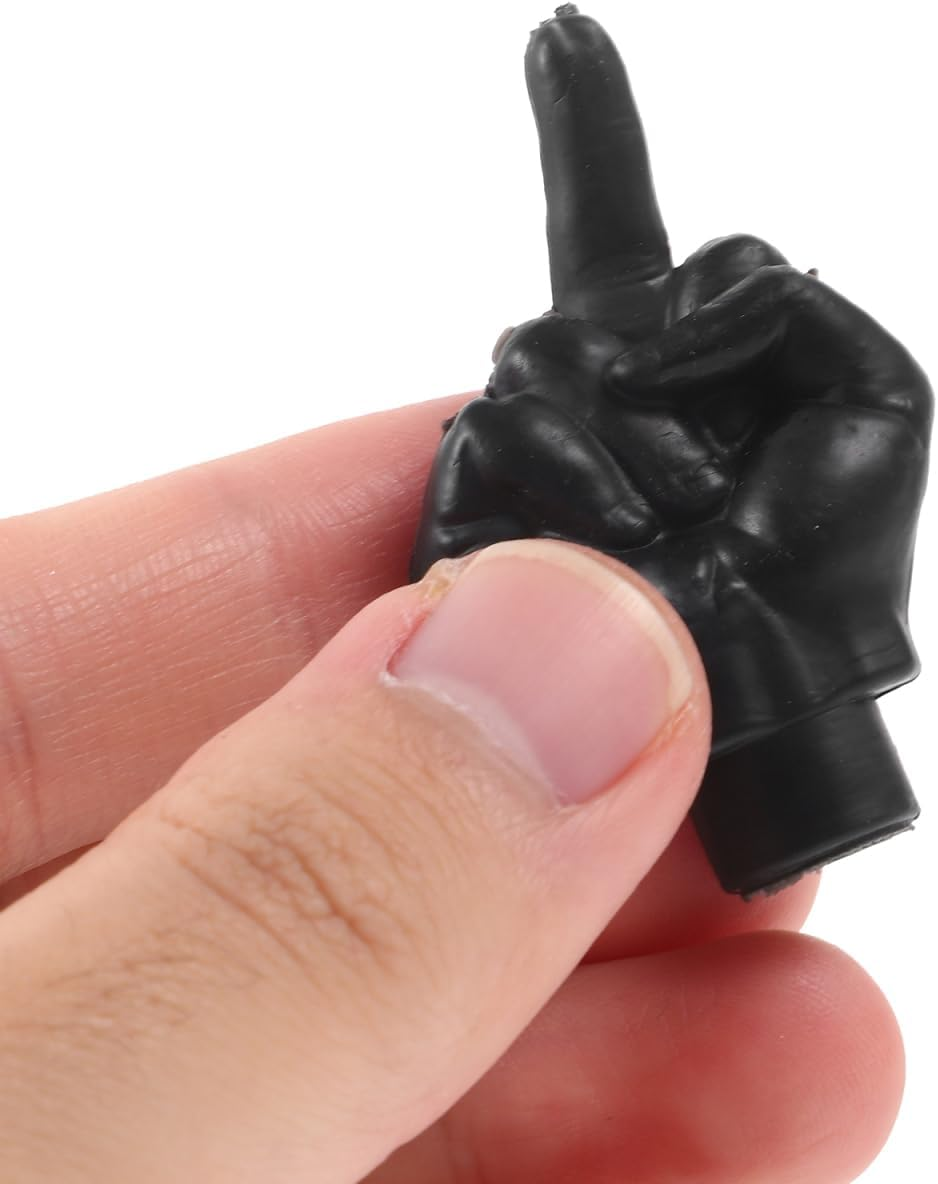 Vaguelly 4Pcs Valve Stem Caps for Cars Suvs Motorcycles Easy Installation Dirtproof Design for Friends - Chocolate image number 3