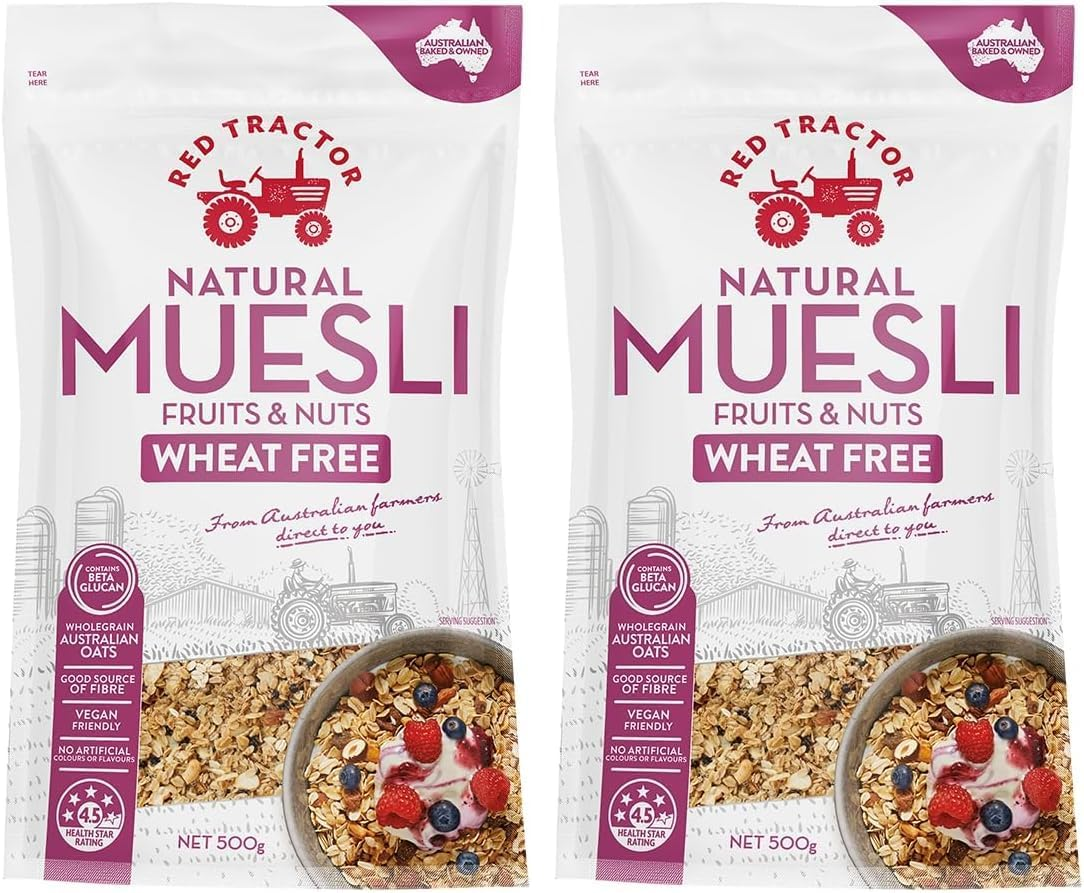 Red Tractor Foods Natural Australian Wheat Free Fruits & Nuts Muesli 500G image number 1