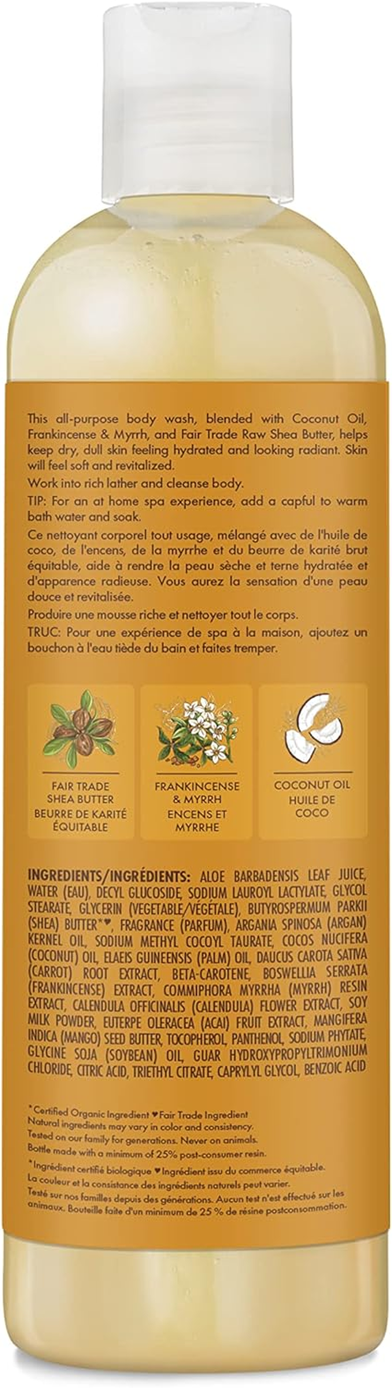 Shea Moisture Raw Shea Butter Hydrating Body Wash, 384 Ml, Multi, 1 Pack image number 4