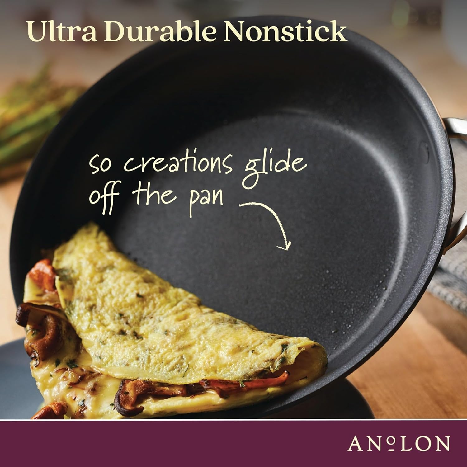 Anolon Endurance+ Nonstick Induction 6 Piece Cookware Set image number 2