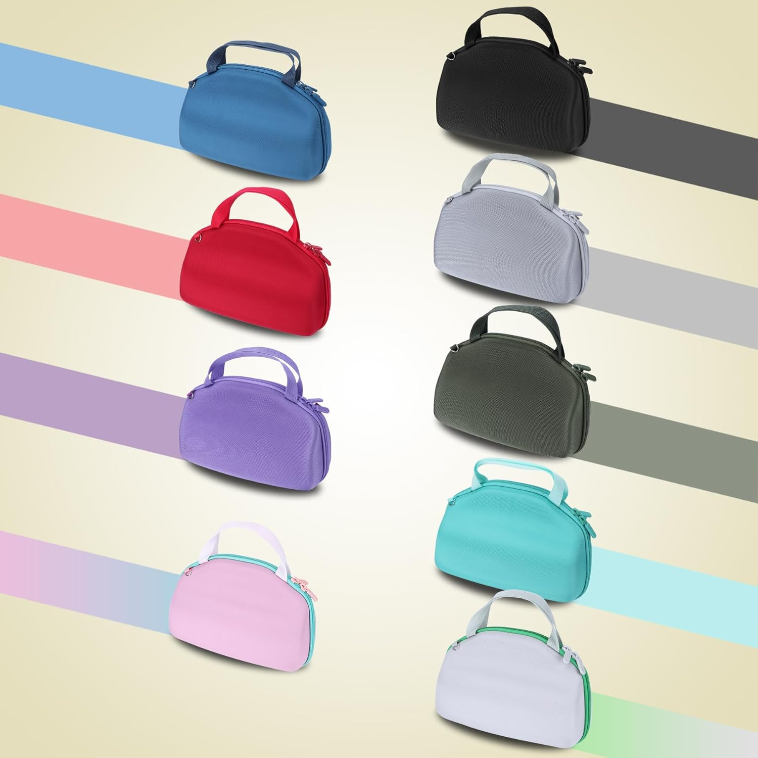 Lebakort Hard Case Compatible with JBL Charge 6 Waterproof Speaker, Black Case, Charge 6 Case - Military Green image number 4