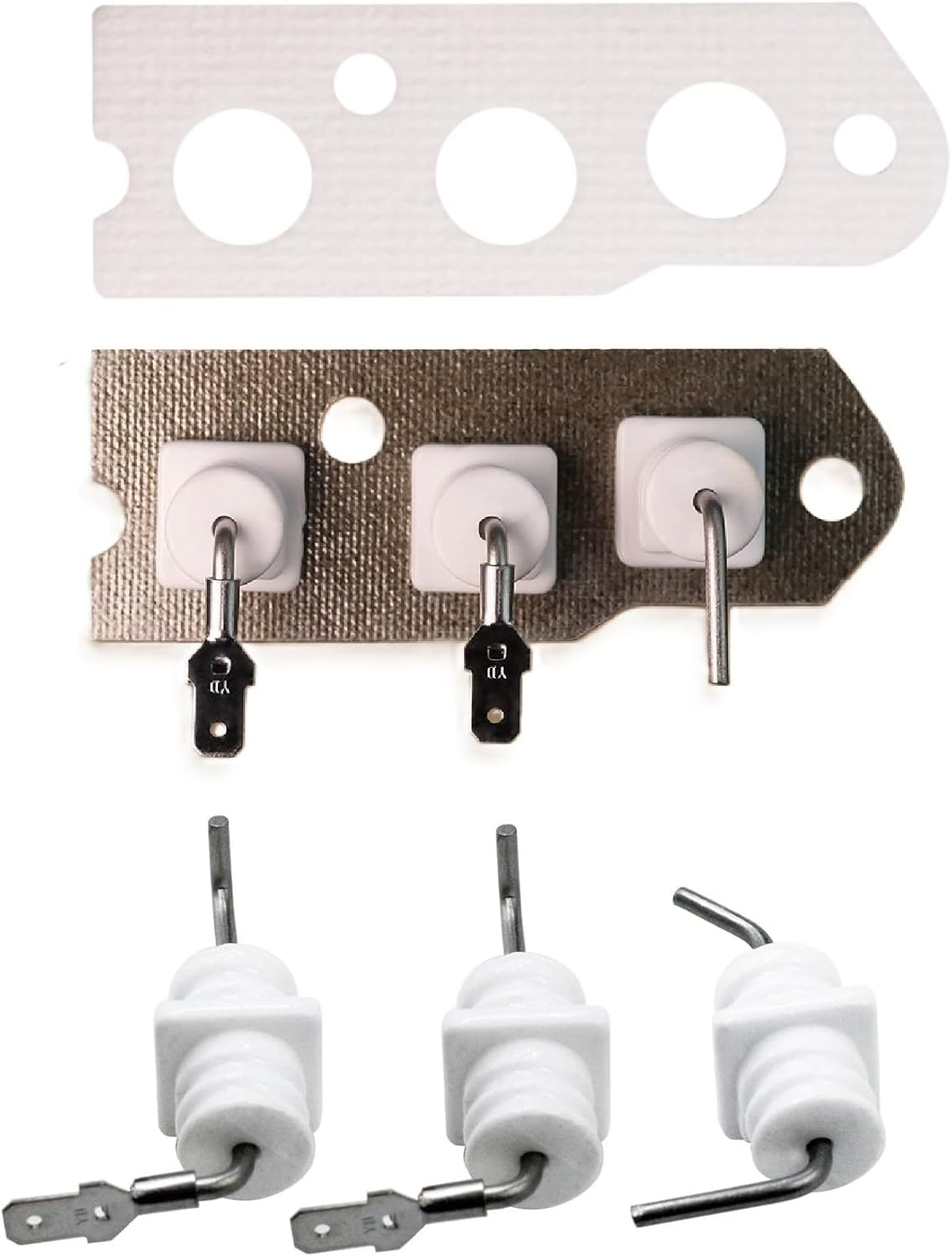 New 104000192-K Flame Rod Electrode Kit, Fit for Rinnai R75 and R94 Tankless Water Heaters, Compatible with Rinnai VB2528FFUD, VB2528WD, KA2530FFUD, KA2530WD, VB2735FFUD, VB2735WD, KA3237FFUD image number 6