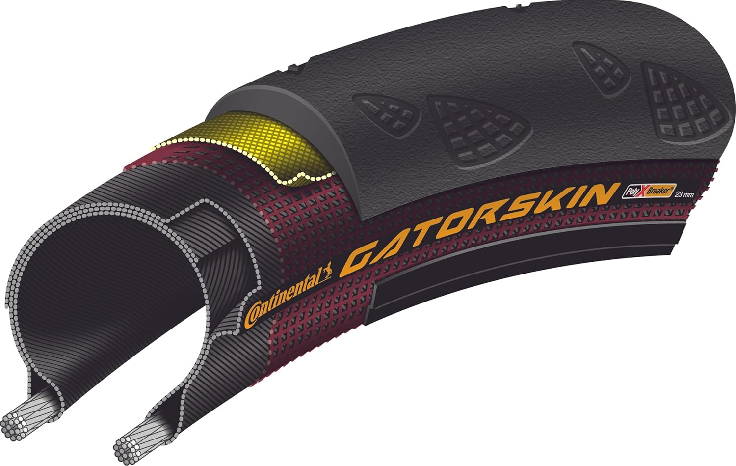 Continental Gatorskin - Black Edition 700 X 25 Folding Duraskin image number 2