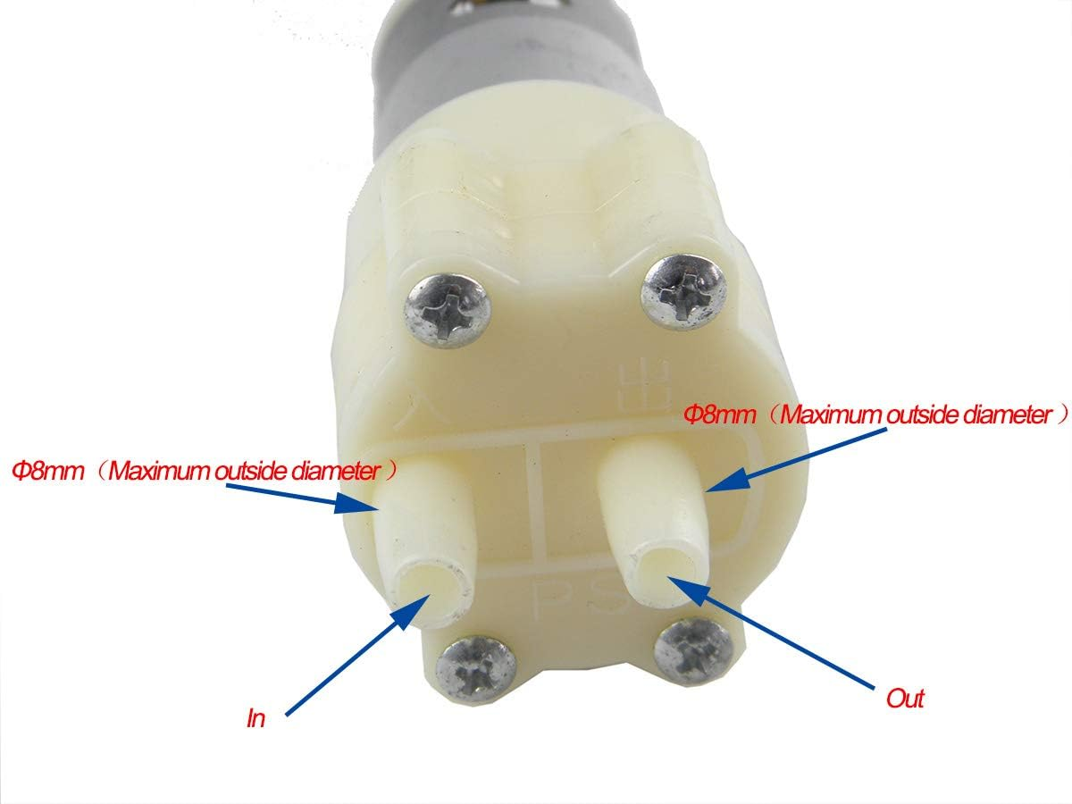 CHANCS 385 Diaphragm Self-Priming Pump DC 24V Motor Shock Absorption Water Pumps for Most DIY Projects&hellip; image number 2