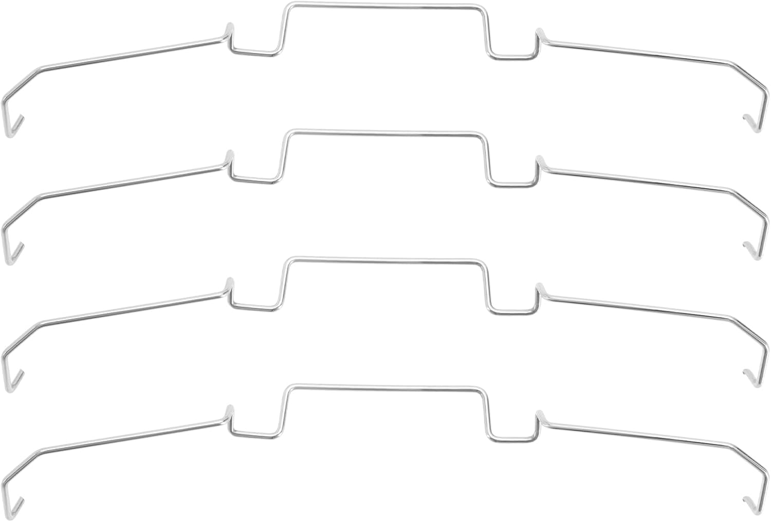 VGOL 4Pcs Computer Host Fan Radiator Fixing Buckle Computer Host Fan Fixed Buckle Cooling Fan Spring Wire Hook Circlip Steel Wire Lower Hook for DIY Computer Projects image number 5