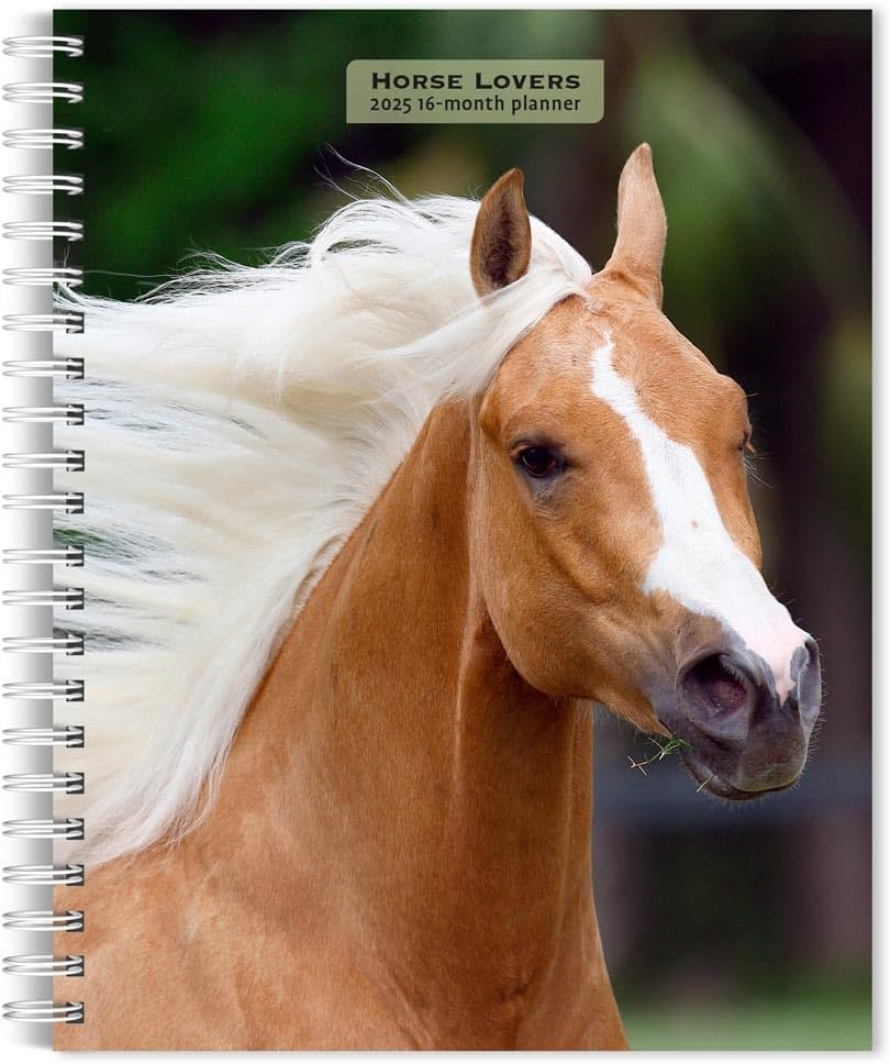 Horse Lovers | 2025 6 X 7.75 Inch Spiral-Bound Wire-O Weekly Engagement Planner Calendar | New Full-Color Image Every Week | Browntrout | Animals Equestrian image number 6