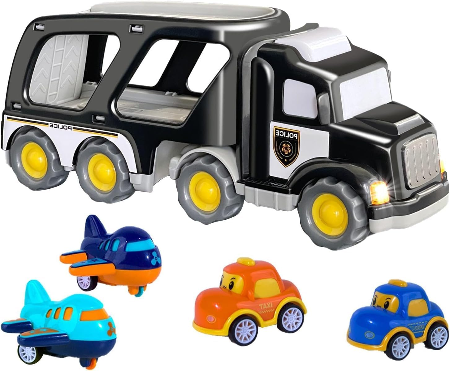1 2 3 4 5 Years Old Trucks Toys| Truck Toy with Sound| Interactive Toys Truck with Sounds, Playground Car Trucks Toys, Boys Truck Toy with Sound Effects, Vehicle Toy for Young Boys image number 6