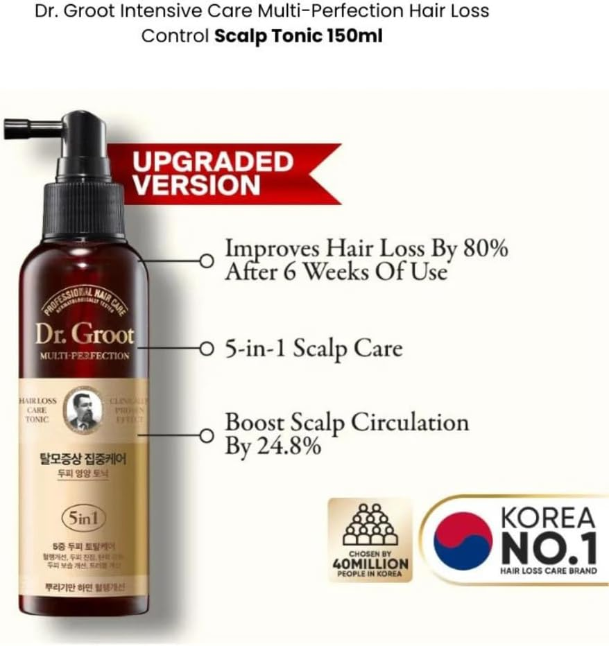 Anti-Hair Loss Scalp Tonic, 150Ml, Citrus Scent, Hair Growth Treatment with Niacinamide and Panthenol. Korean Beauty Hair Care for Dr. Groot image number 3