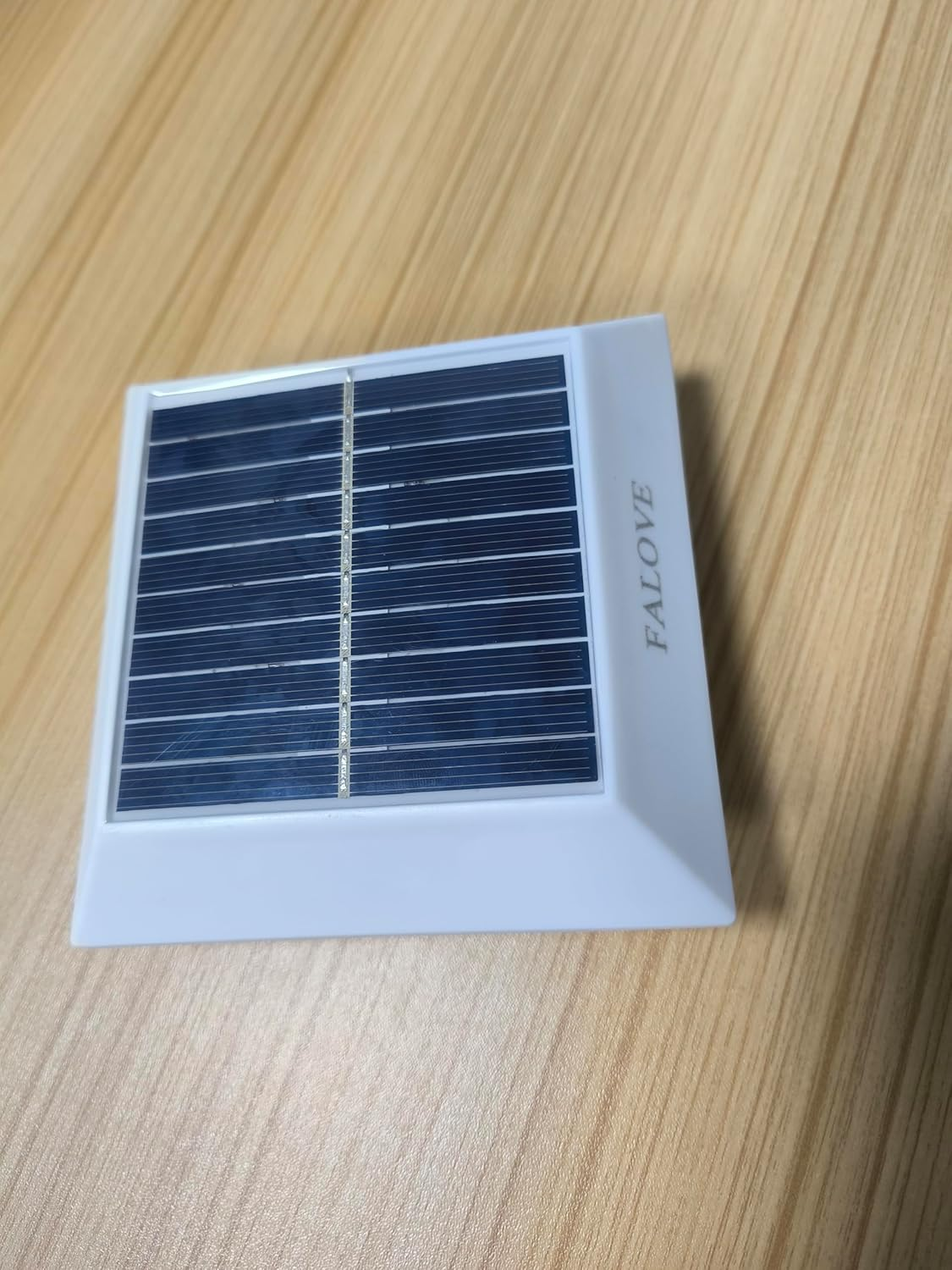 4 Pack White Solar Powered Gutter Lights Outdoor Decorative Waterproof 12 Leds Yard Lamp for Lighting Fence, Railing, outside Wall, Deck, Garden, Path, Backyard, Walkway, Patio, Holeless Installation image number 1