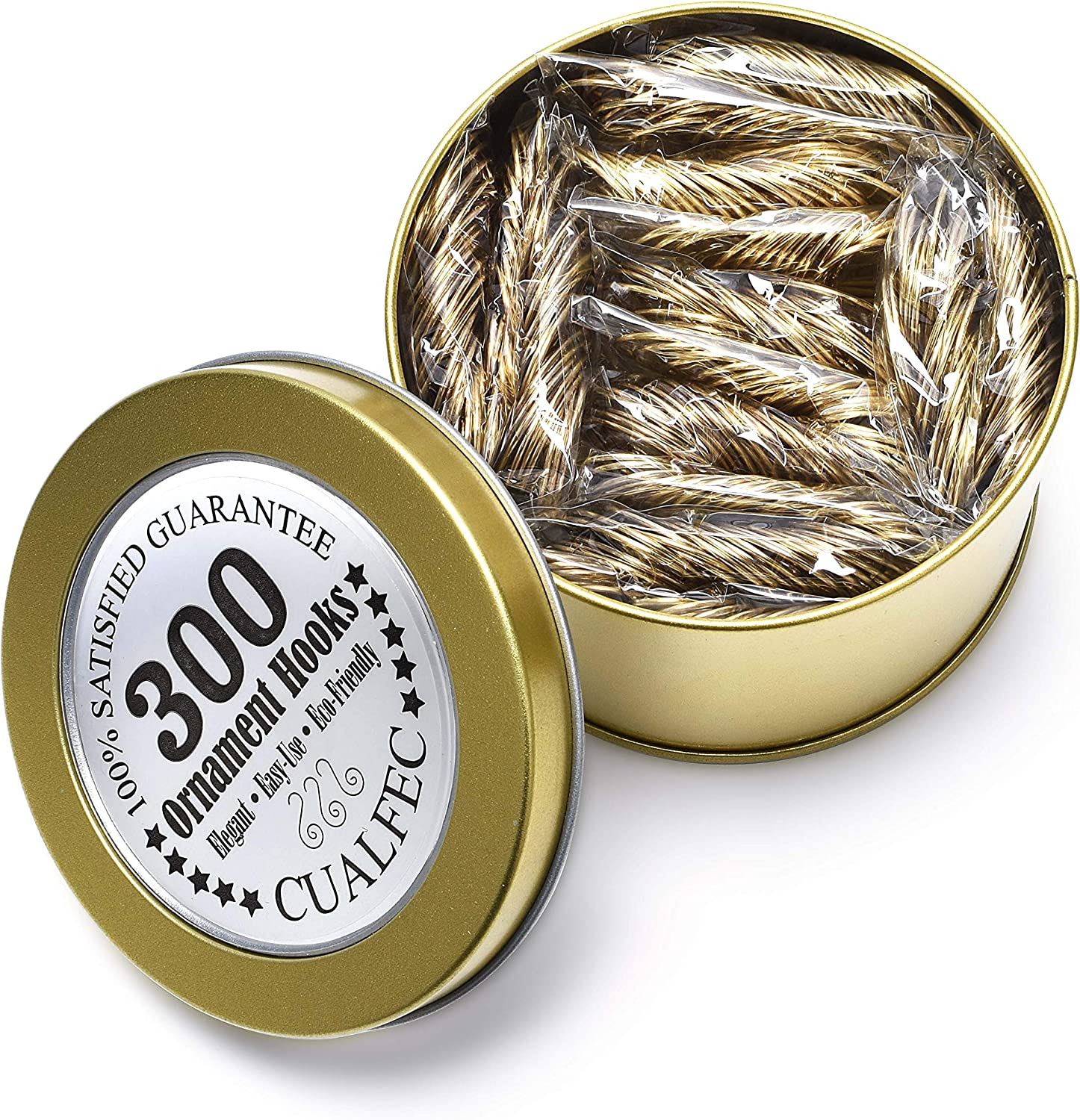 Christmas Ornaments Hooks Xmas Tree Hanger Great for Christmas Tree Decoration - 120 / Gold, Green, Red