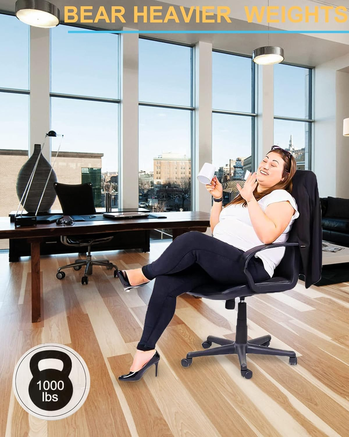 Universal Office Chair Gas Lift Cylinder, 1000 LBS Load - Bearing, Perfect for Desk Chair Restoration (4 Inch) image number 6