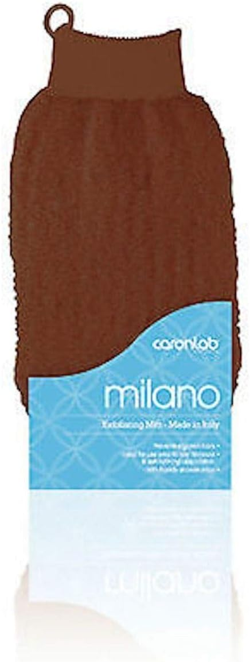 Milano Massage Mitt, Brown