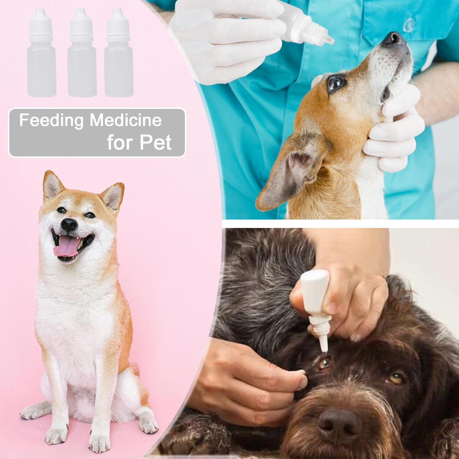 50PCS 10Ml Empty Plastic Squeezable Dropper Bottles Eye Liquid Dropper Sample image number 4