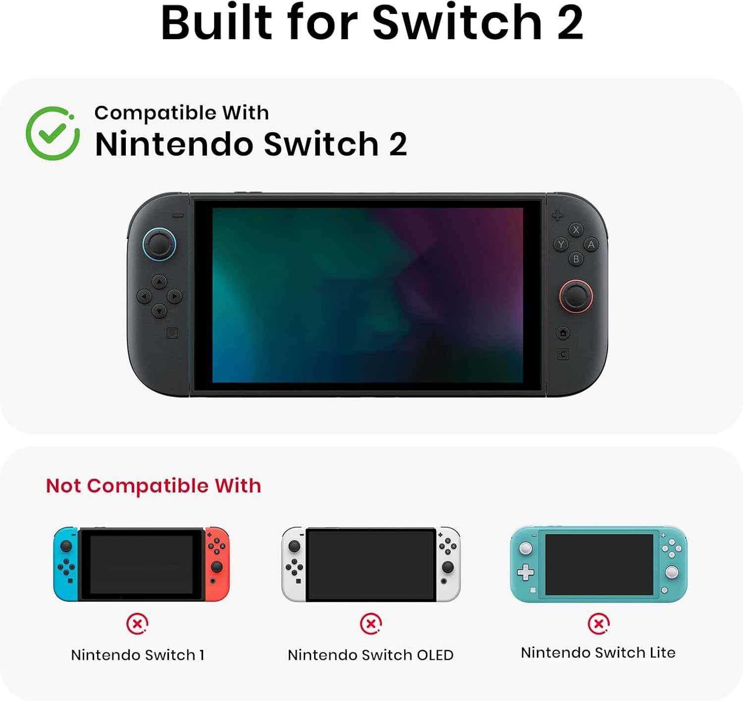 Lmcpa Storage Case for Nintendo Switch 2,Protective Large Travel Carry Case for Switch 2 Camera,Console,Pro Controller and Other Switch 2 Accessories with 22 Game Cartridges and Shoulder Strap,Black