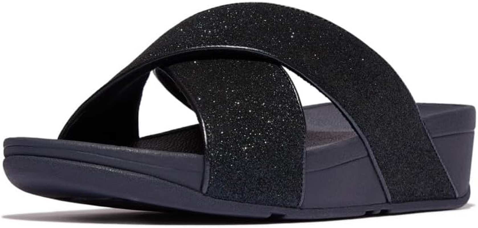 Fitflop Women'S Lulu Glitterdust Cross Slides Sandal image number 1
