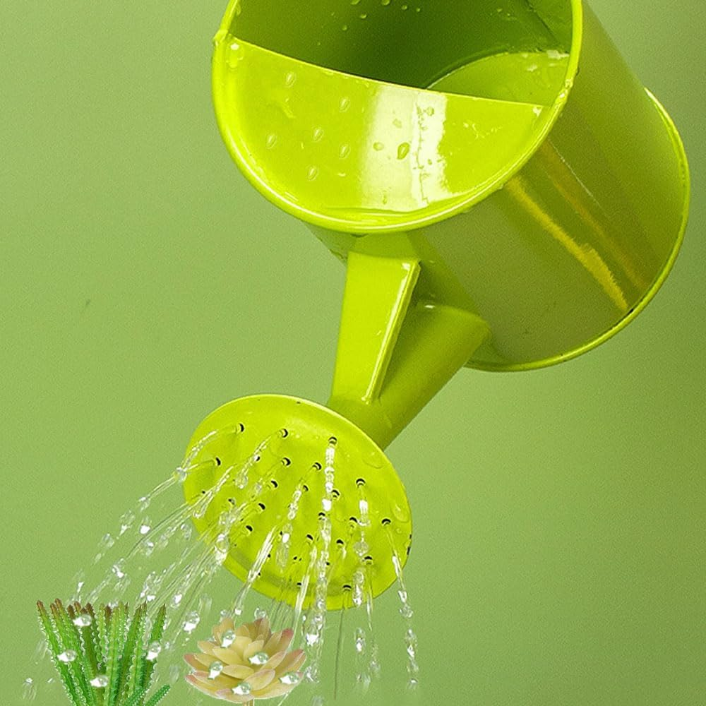 Esforzarse Watering Can Indoor, 600Ml Gardening Metal Watering Can, Watering Can for Indoor Plants, Small Water Can,Watering Can for Indoor and Outdoor Bonsai and Gardens,Water Can for Plants image number 2
