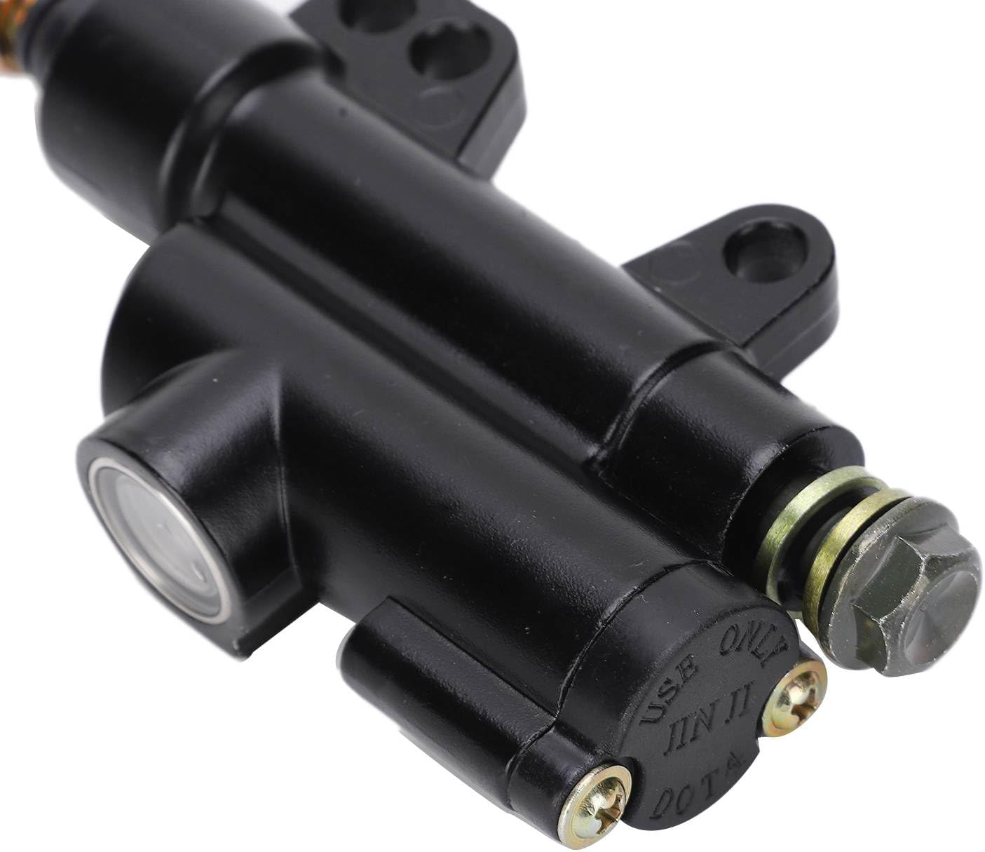 Top Grade Folding Rear Brake Cylinder Pump for ATV and Dirt Bike - Excellent Braking Performance Off-Road Riding, Black image number 1