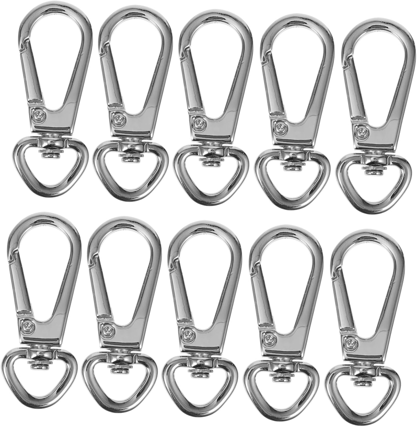 Uonlytech 10Pcs Bag Keychain Diy Snap Hook Metal Claw Clasp for Purse Hook Key Clip Multi-Purpose Claw Clasp for Diy Projects image number 6