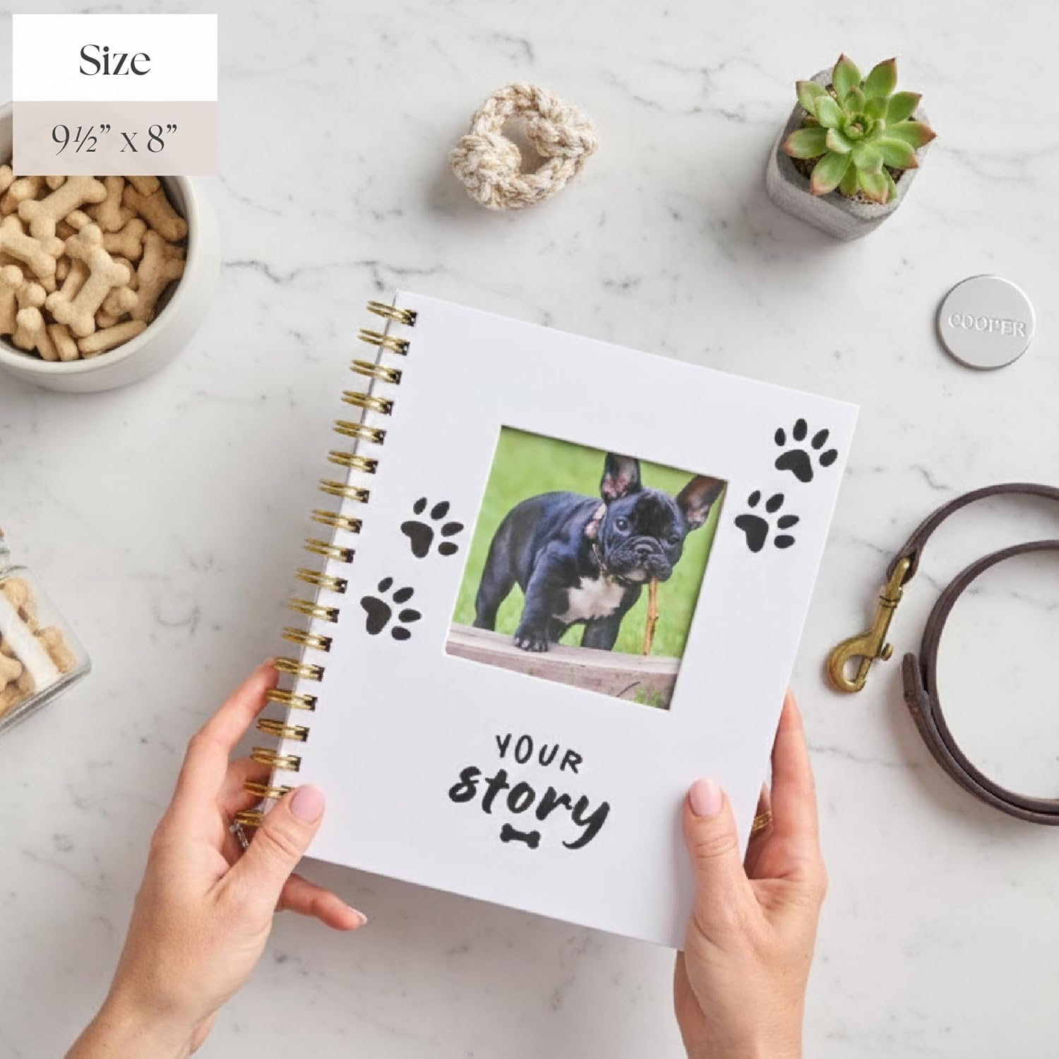 New Puppy Gift &ndash; Dog Memory Book & Keepsake Photo Album | Thoughtful Gift for New Puppy Owners, Dog Mums & Dads | Puppy Planner, Diary & Scrapbook image number 6